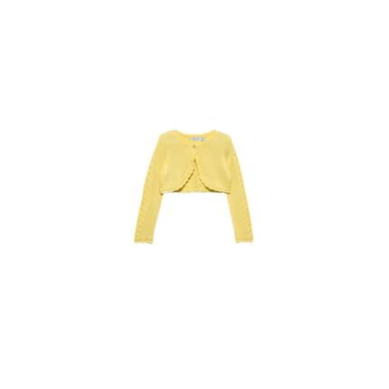 Coprispalle Abel & Lula giallo in lurex