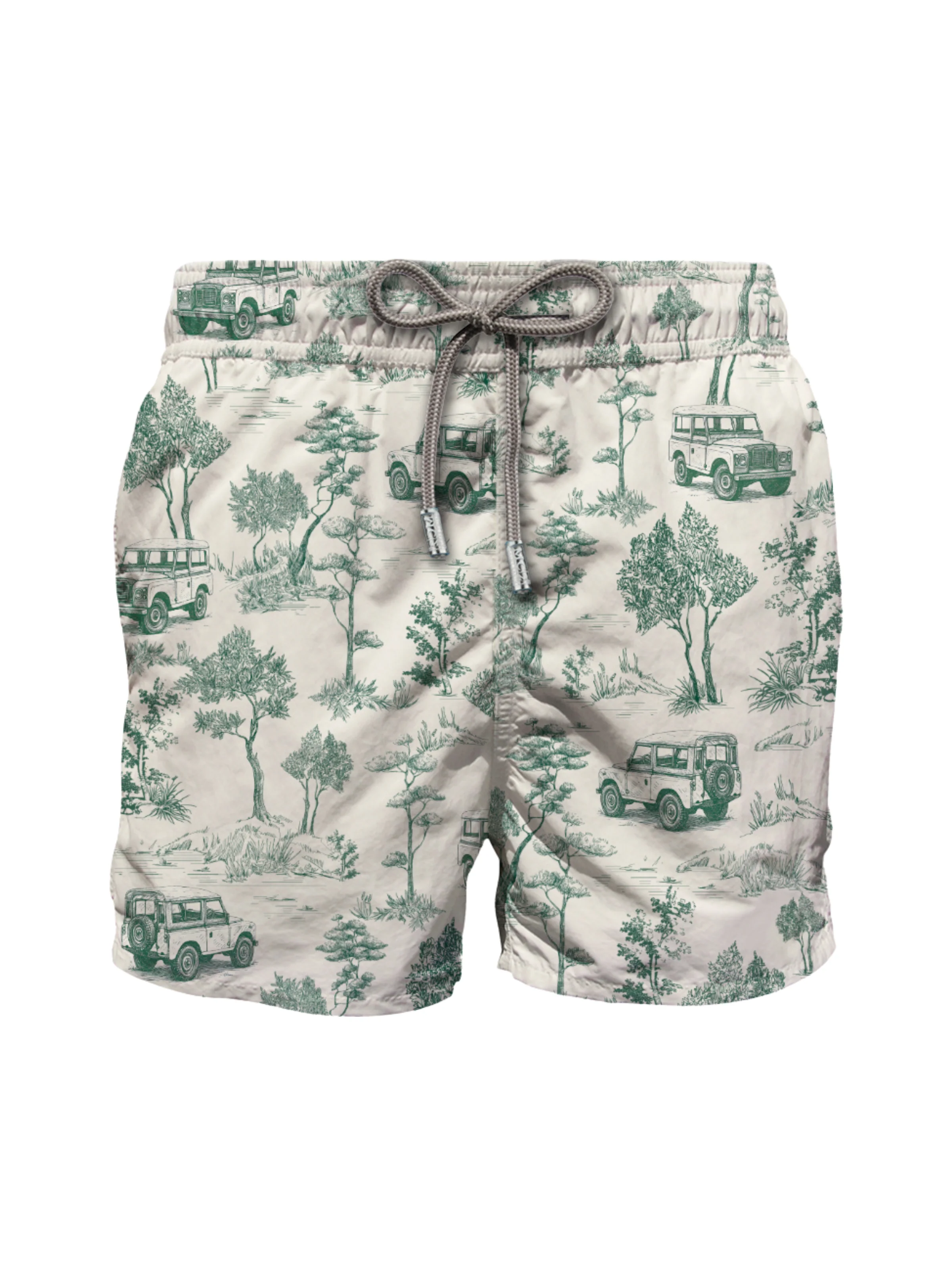 Costume "Gustavia" Saint Barth beige e verde