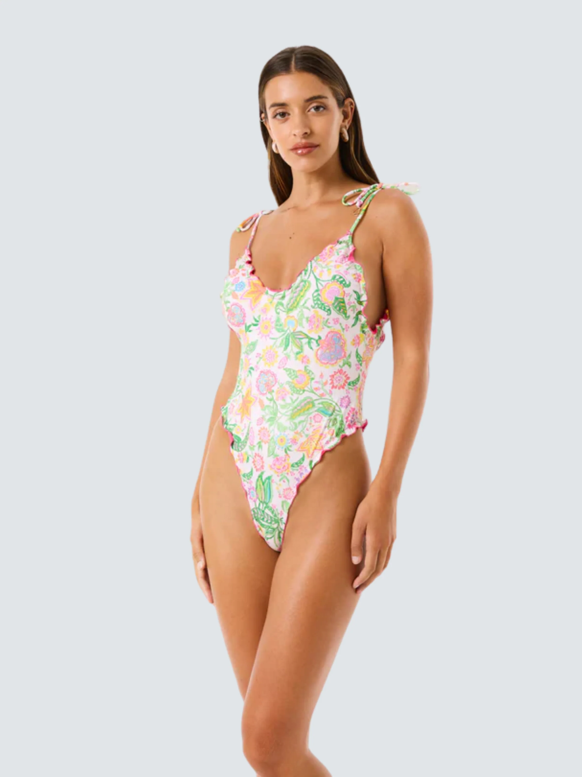 Costume intero insaccato 4Giveness multicolor floreale