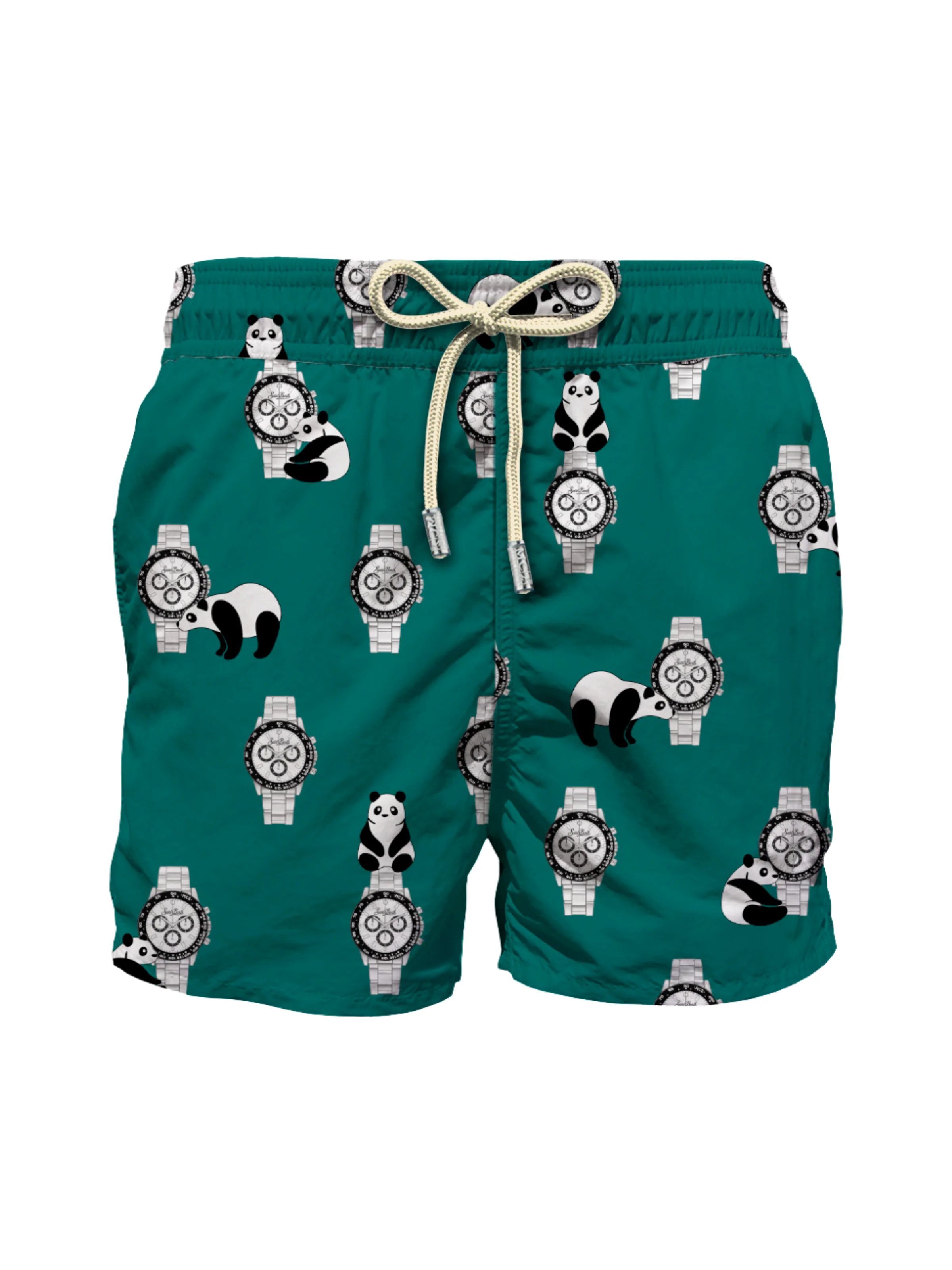 Costume "Lighting" Saint Barth verde con orologi