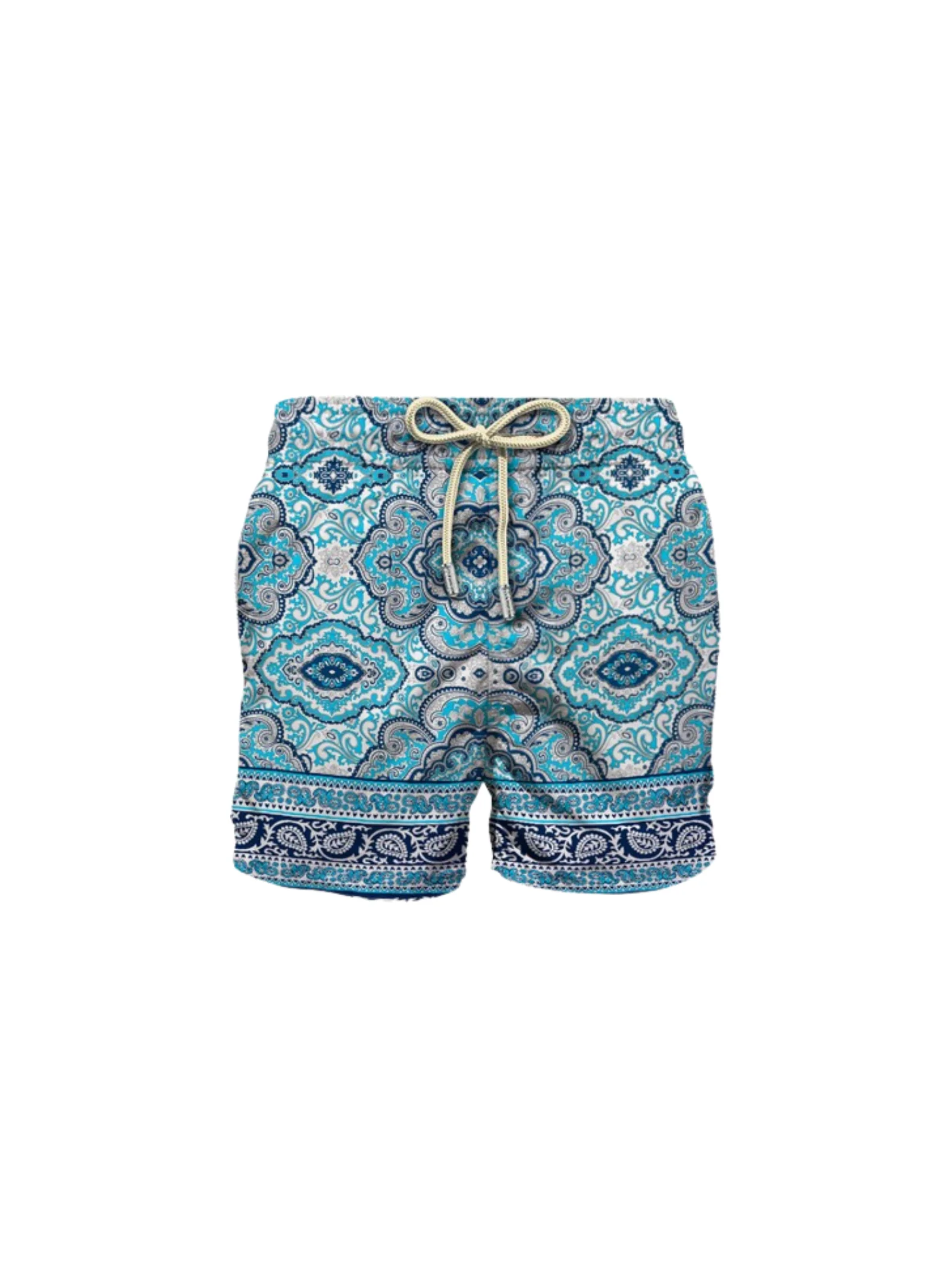 Costume MC2 Saint Barth "Gustavia placed print" azzurro stampa paisley