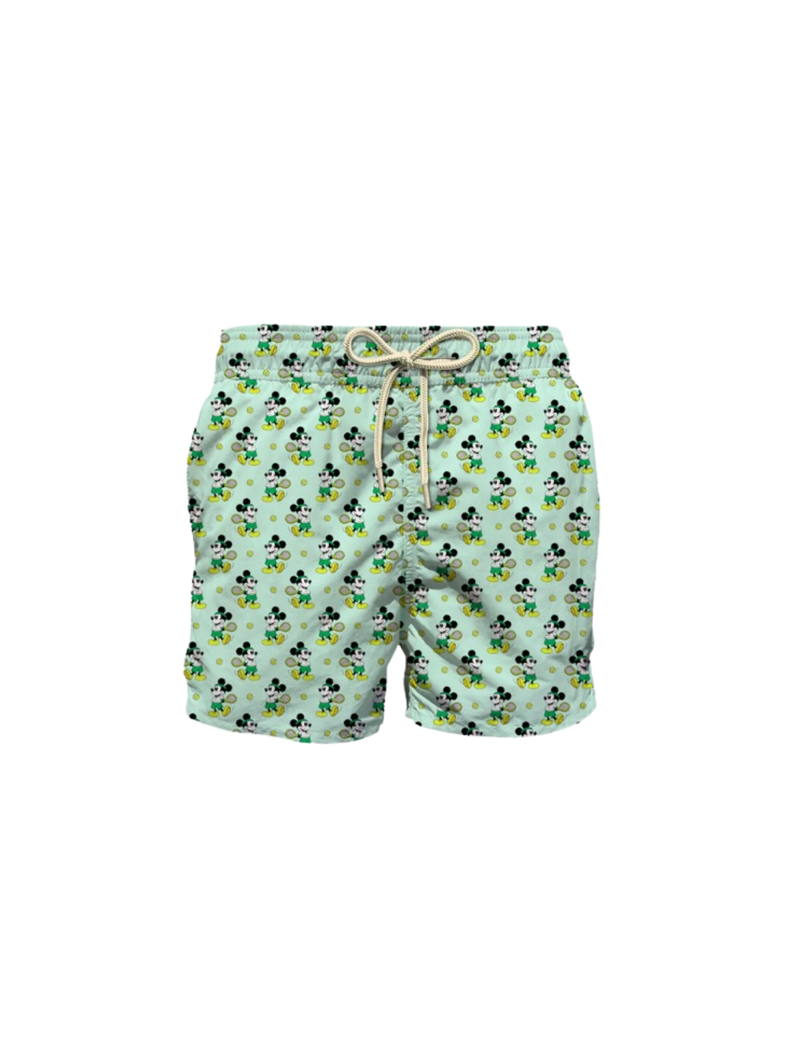 Costume MC2 Saint Barth "Jean lighting" verde menta stampa Mickey Mouse
