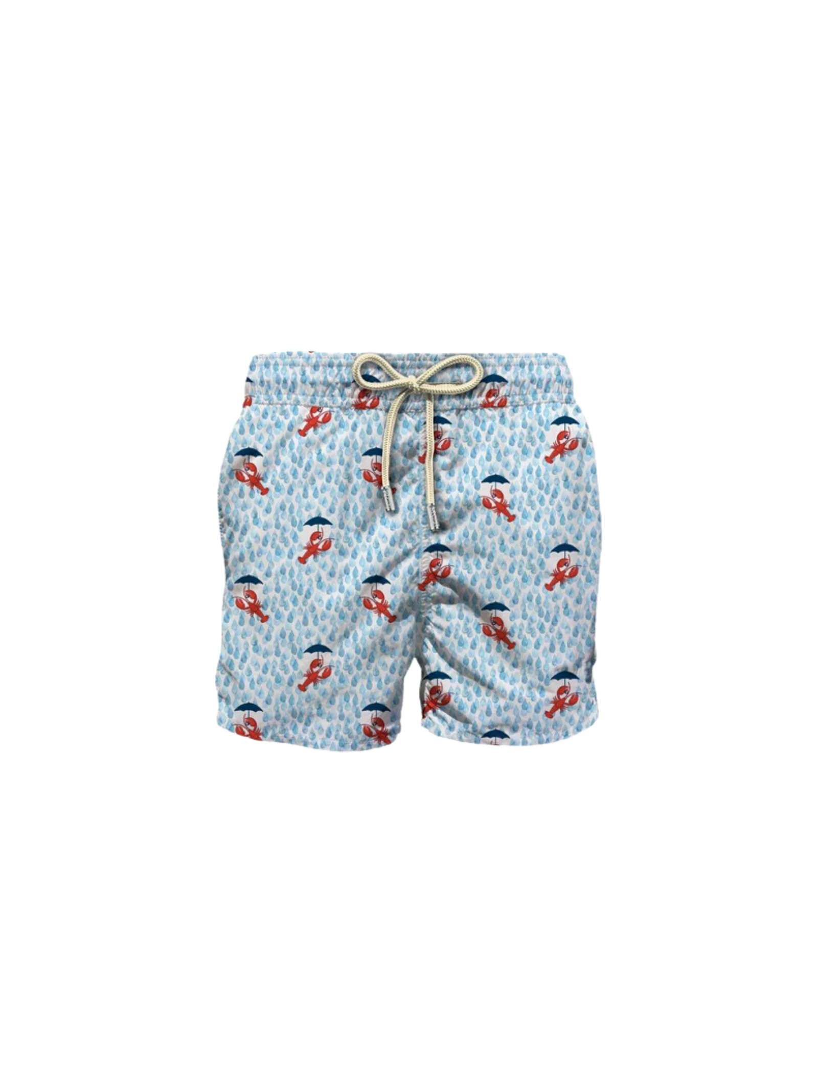 Costume Saint Barth azzurro con aragoste