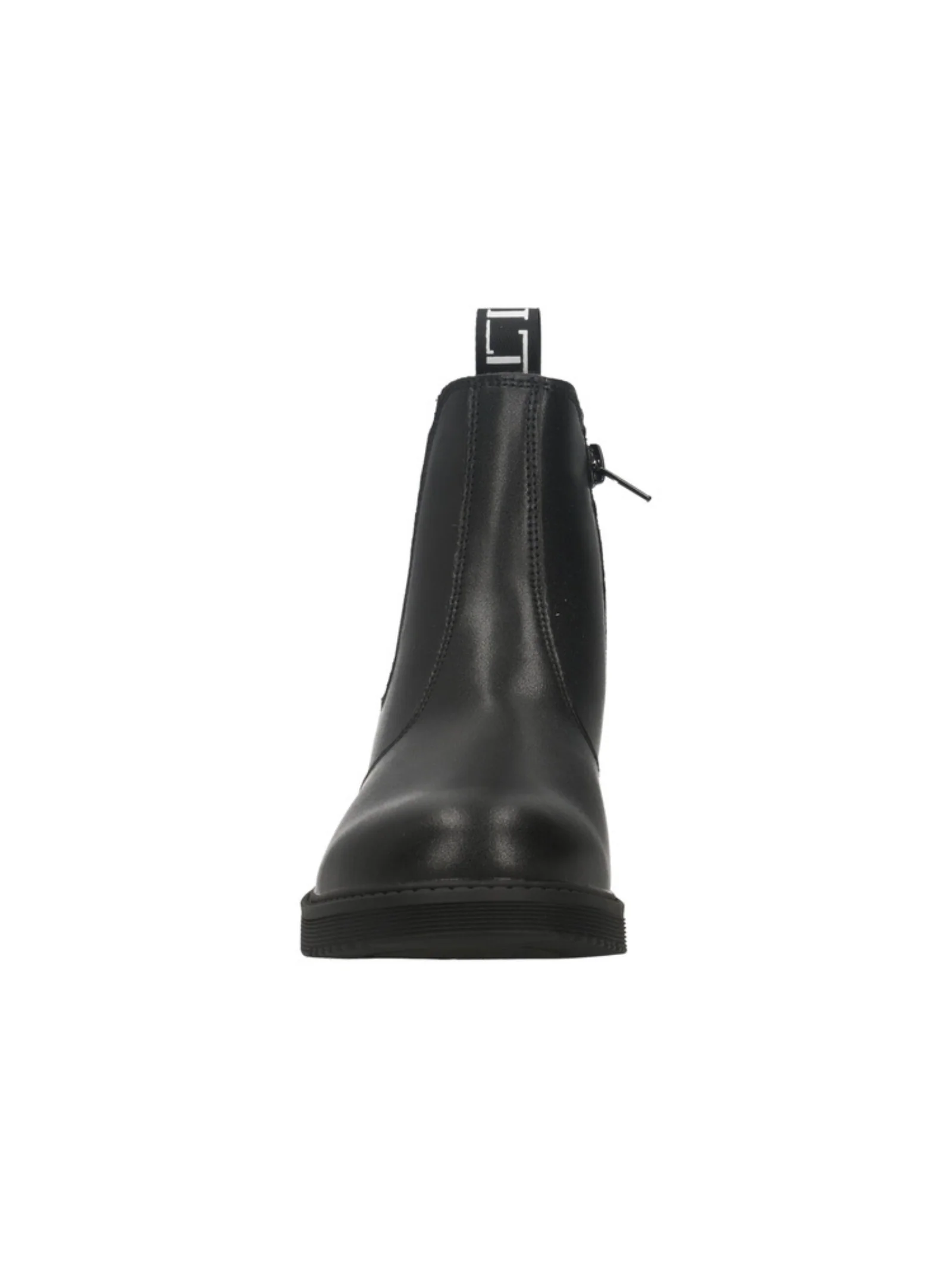 Stivaletto in ecopelle nero con zip laterale - Image 4