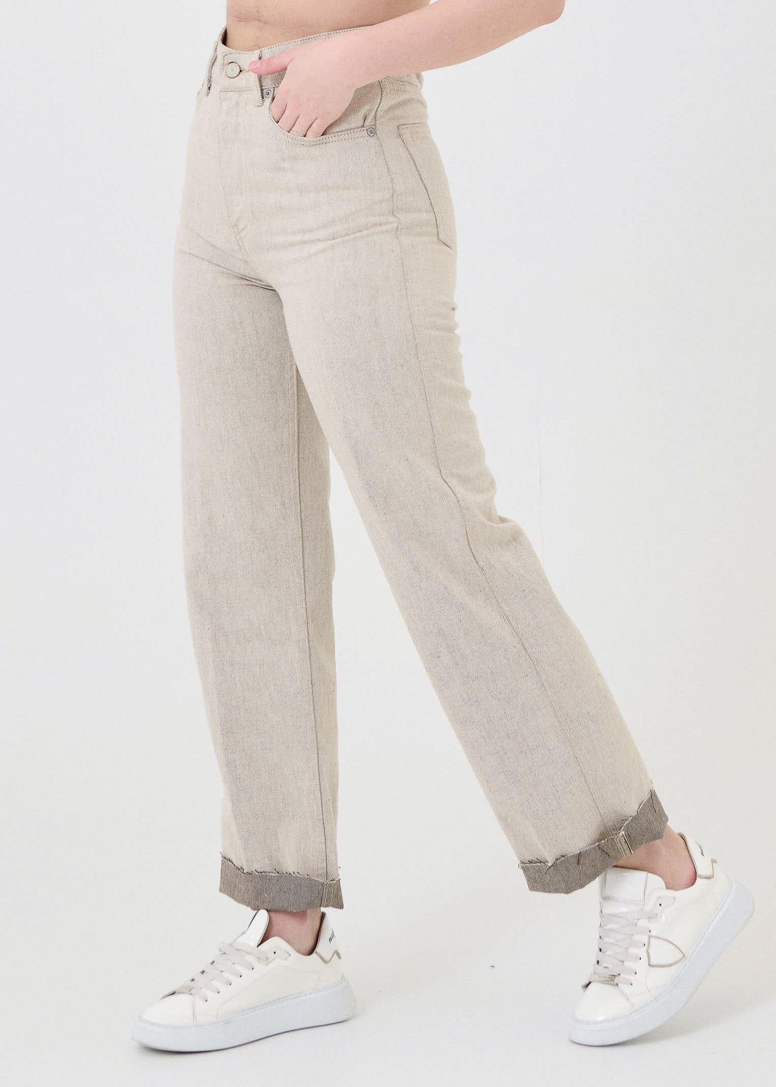 Jeans "Kate" Vicolo beige - Image 2