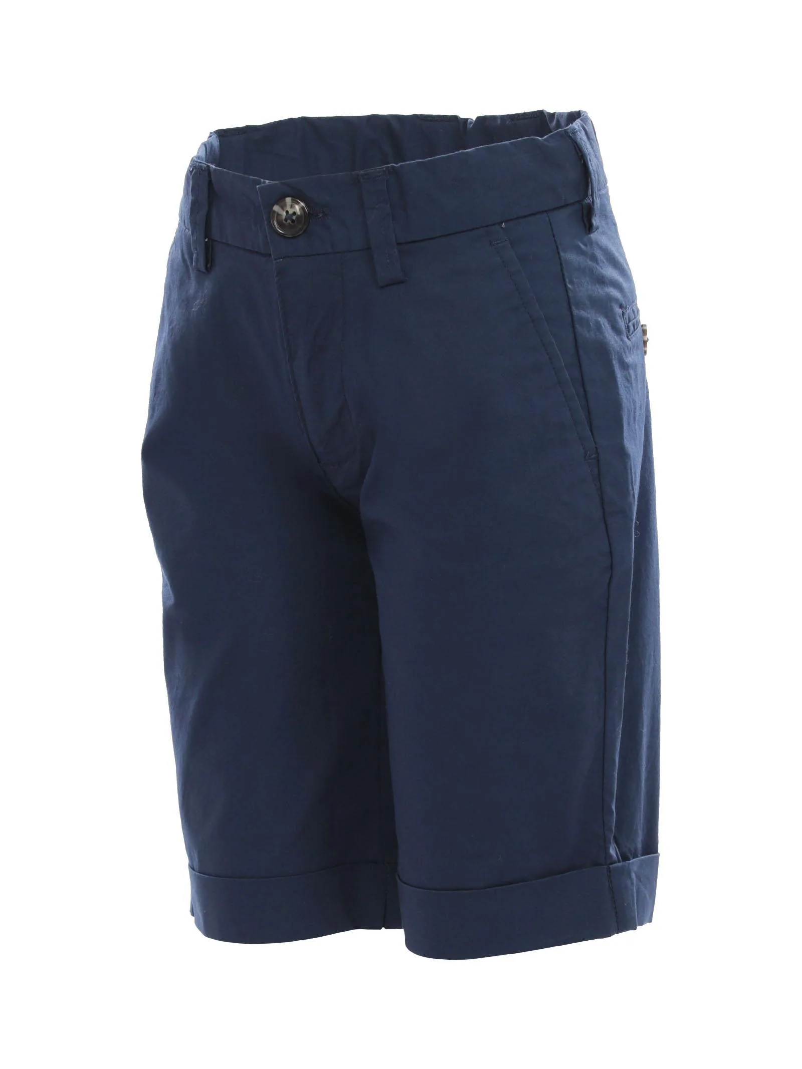 Bermuda in cotone blu navy - Image 2