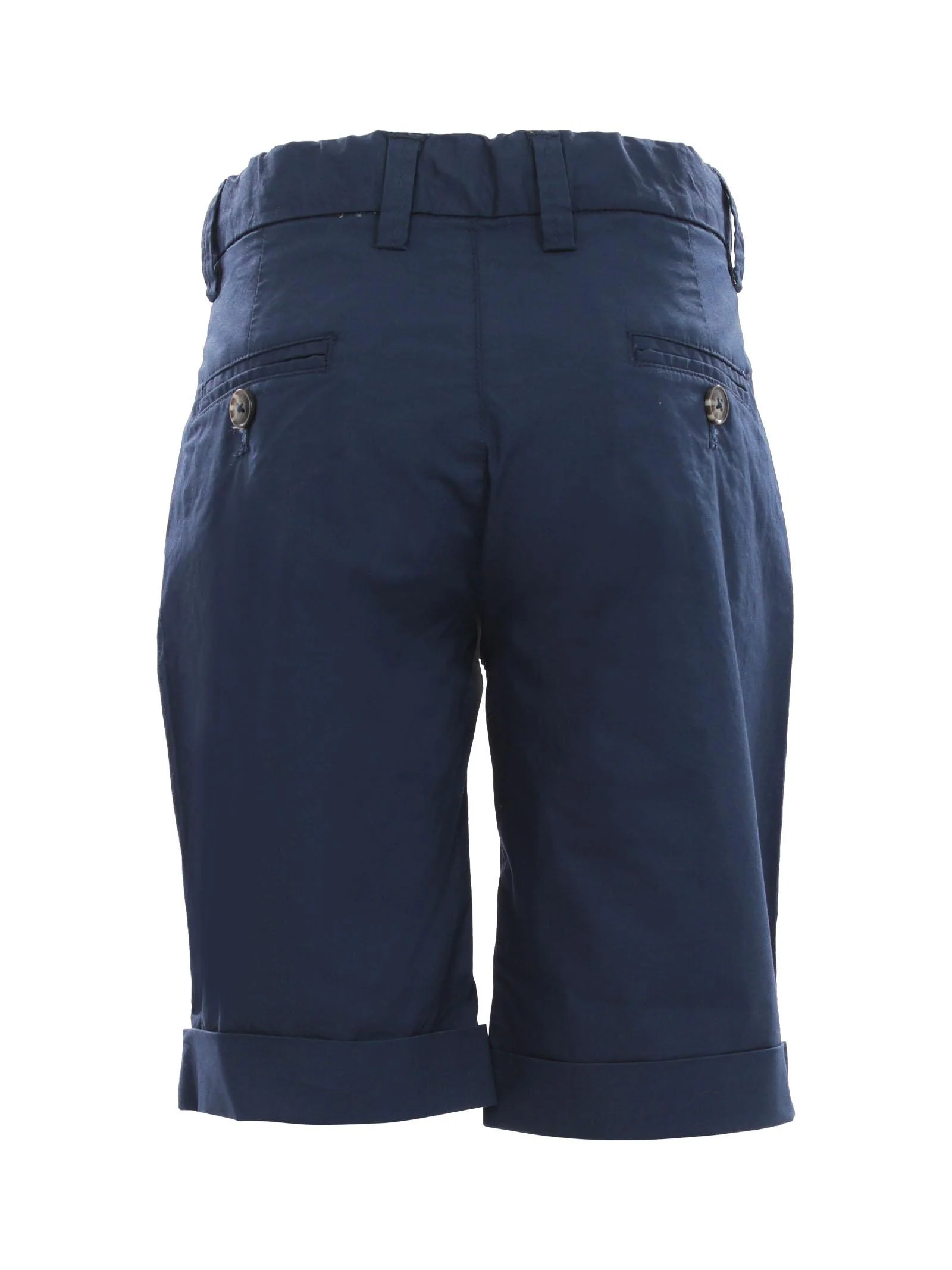 Bermuda in cotone blu navy - Image 3