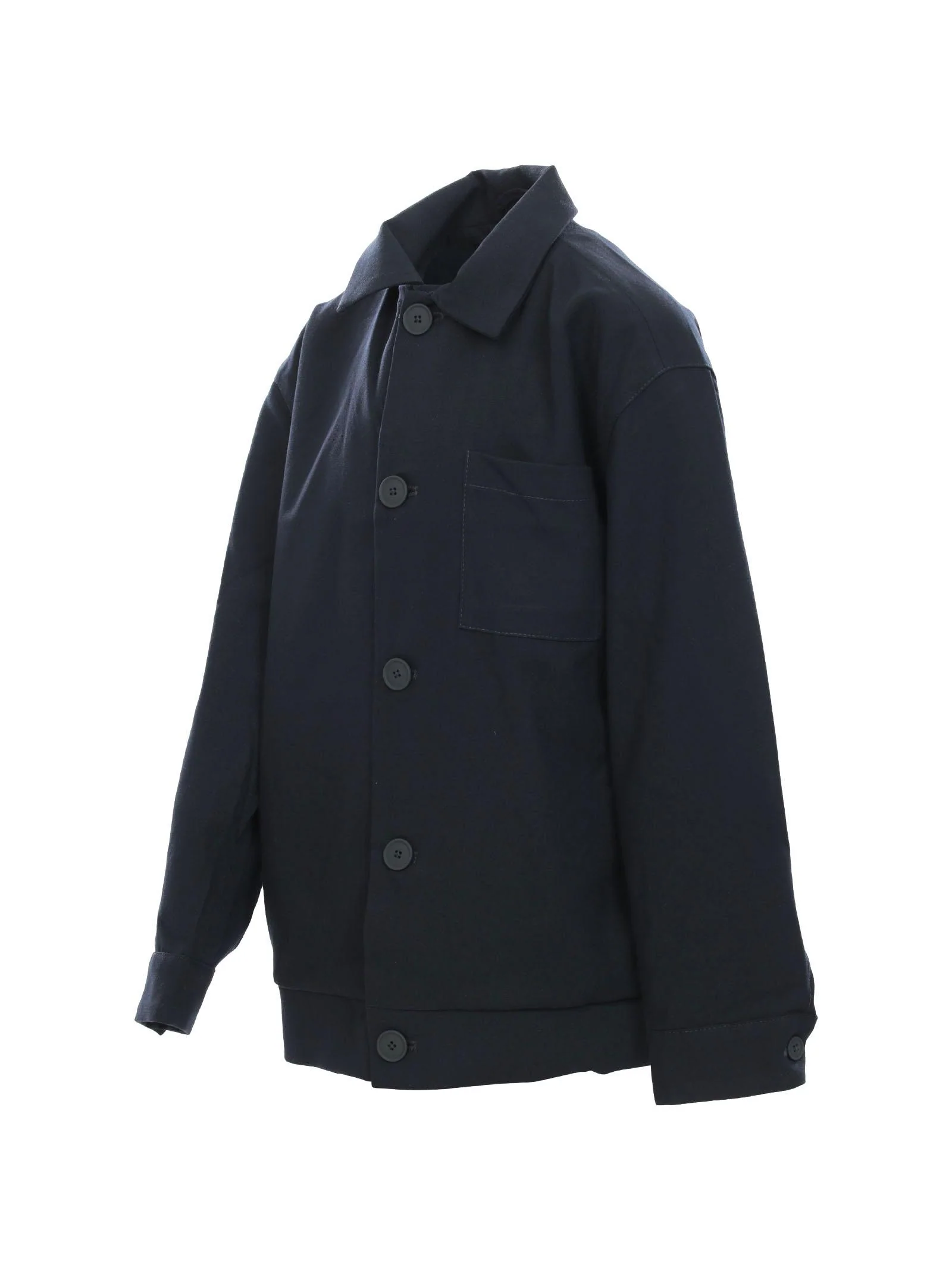 Giubbino blu navy a camicia - Image 2