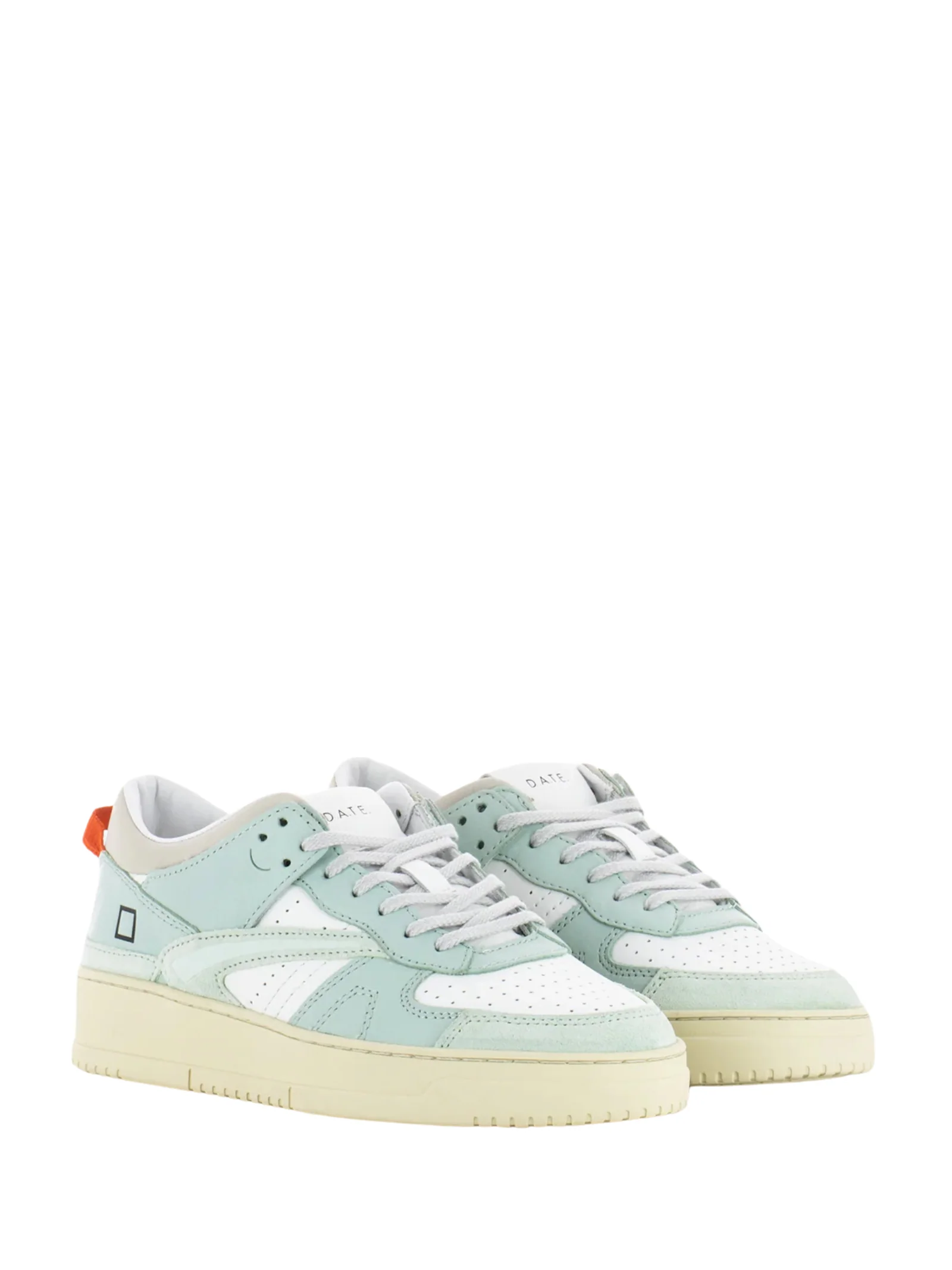 Sneakers "torneo bicolor" D.a.t.e. bicolor bianco e verde - Image 2