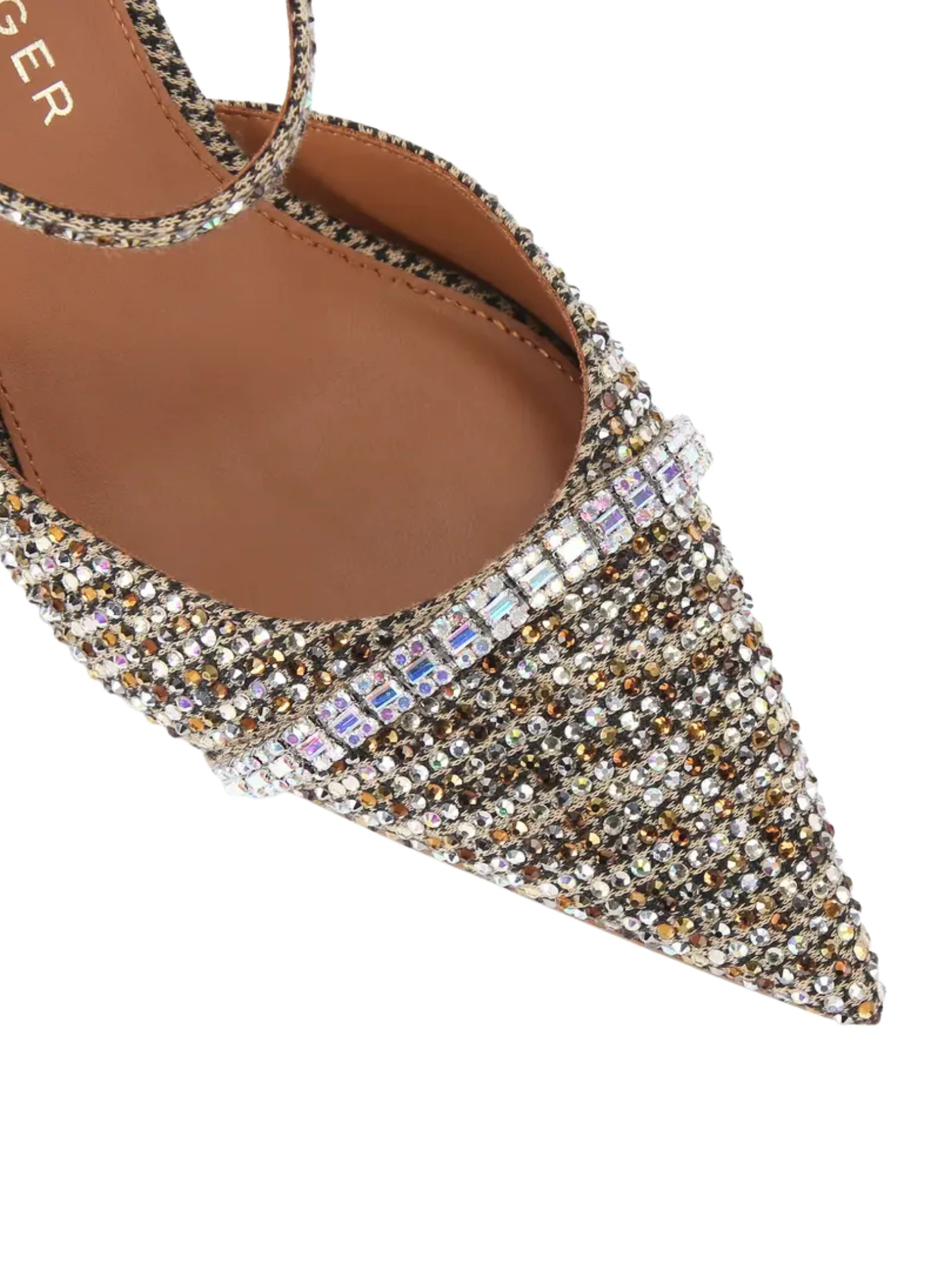 Decolleté Kurt Geiger biege in strass - Image 3