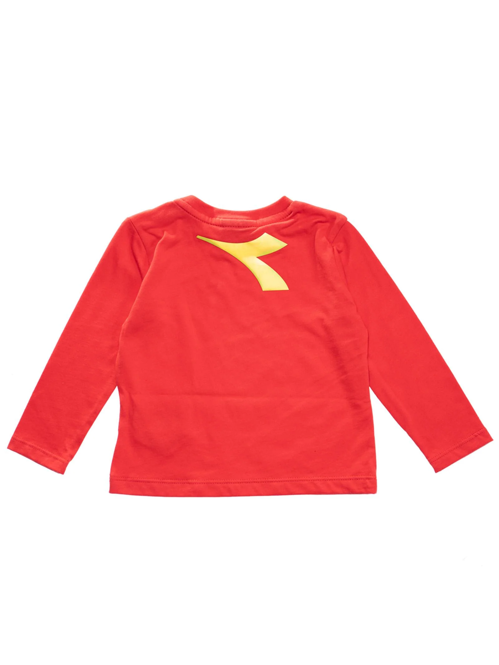 T-shirt rossa logo Diadora - Image 2