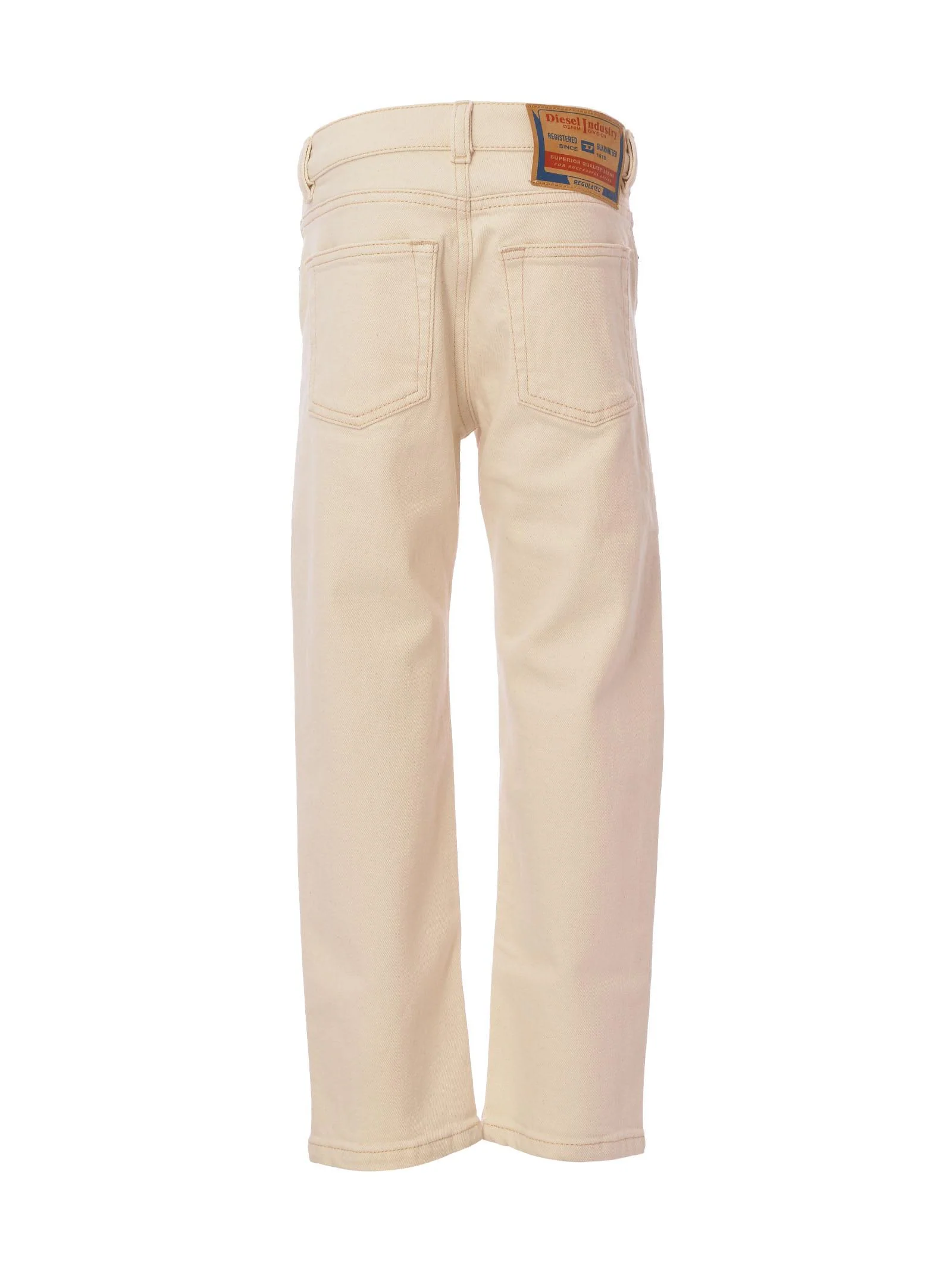 Jeans loose straight avorio - Image 3