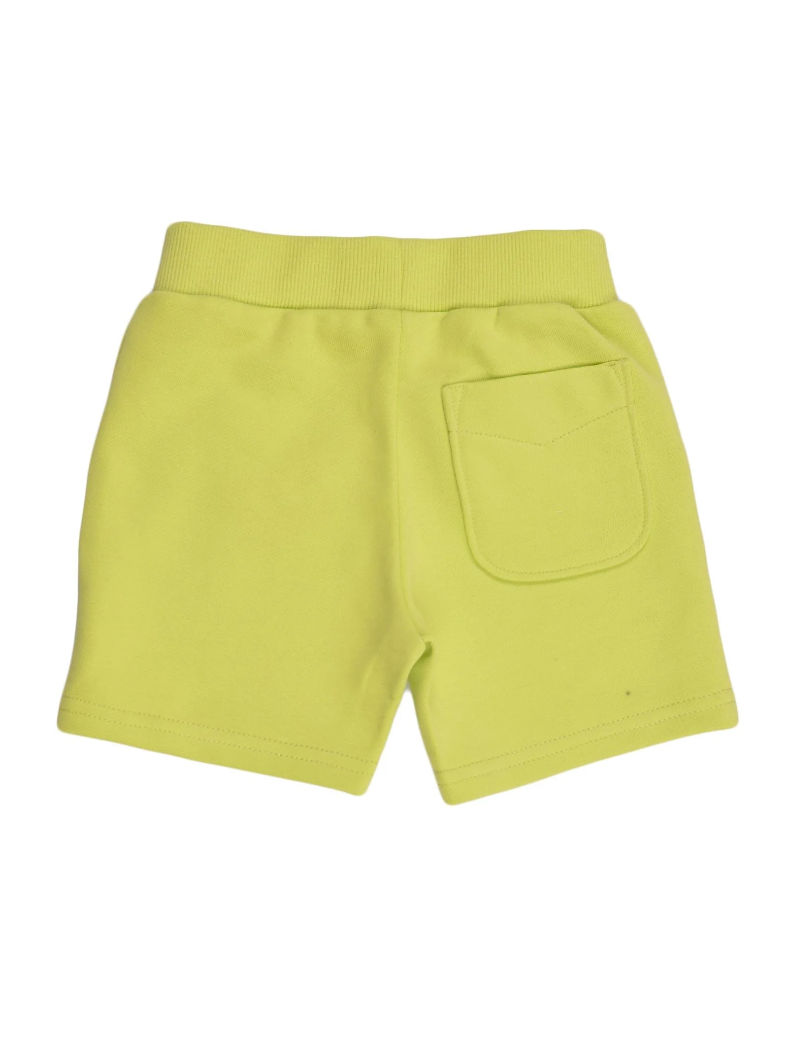 Shorts verde acido con stampa - Image 2