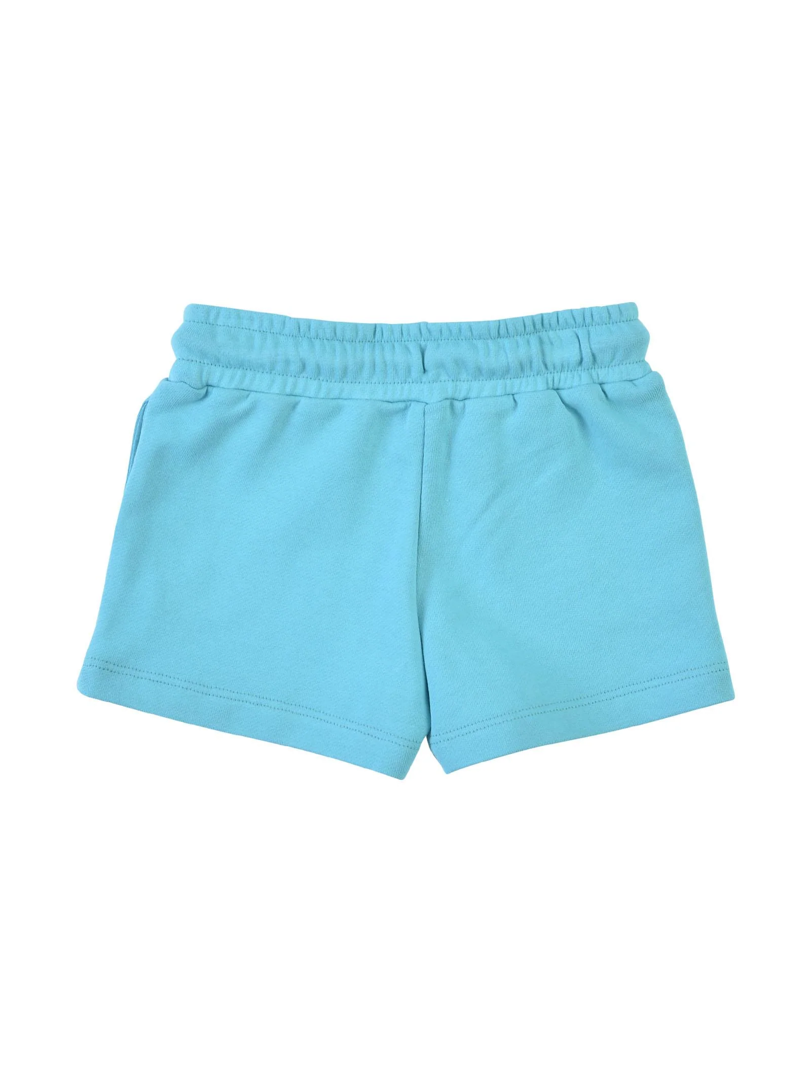 Shorts verde acqua con coulisse - Image 2
