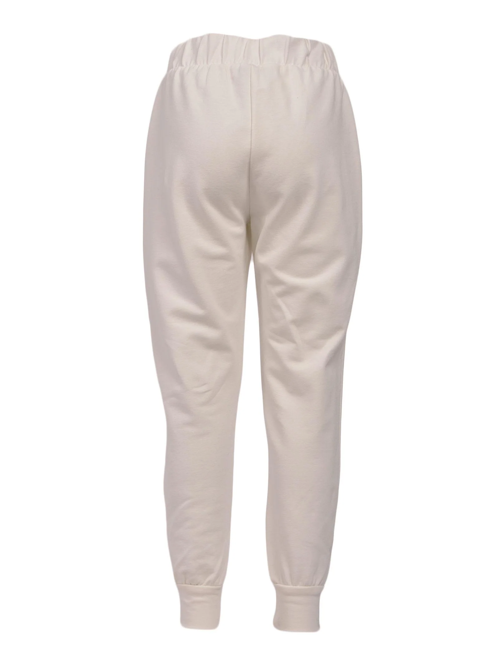 Pantalone joggers bianco - Image 2