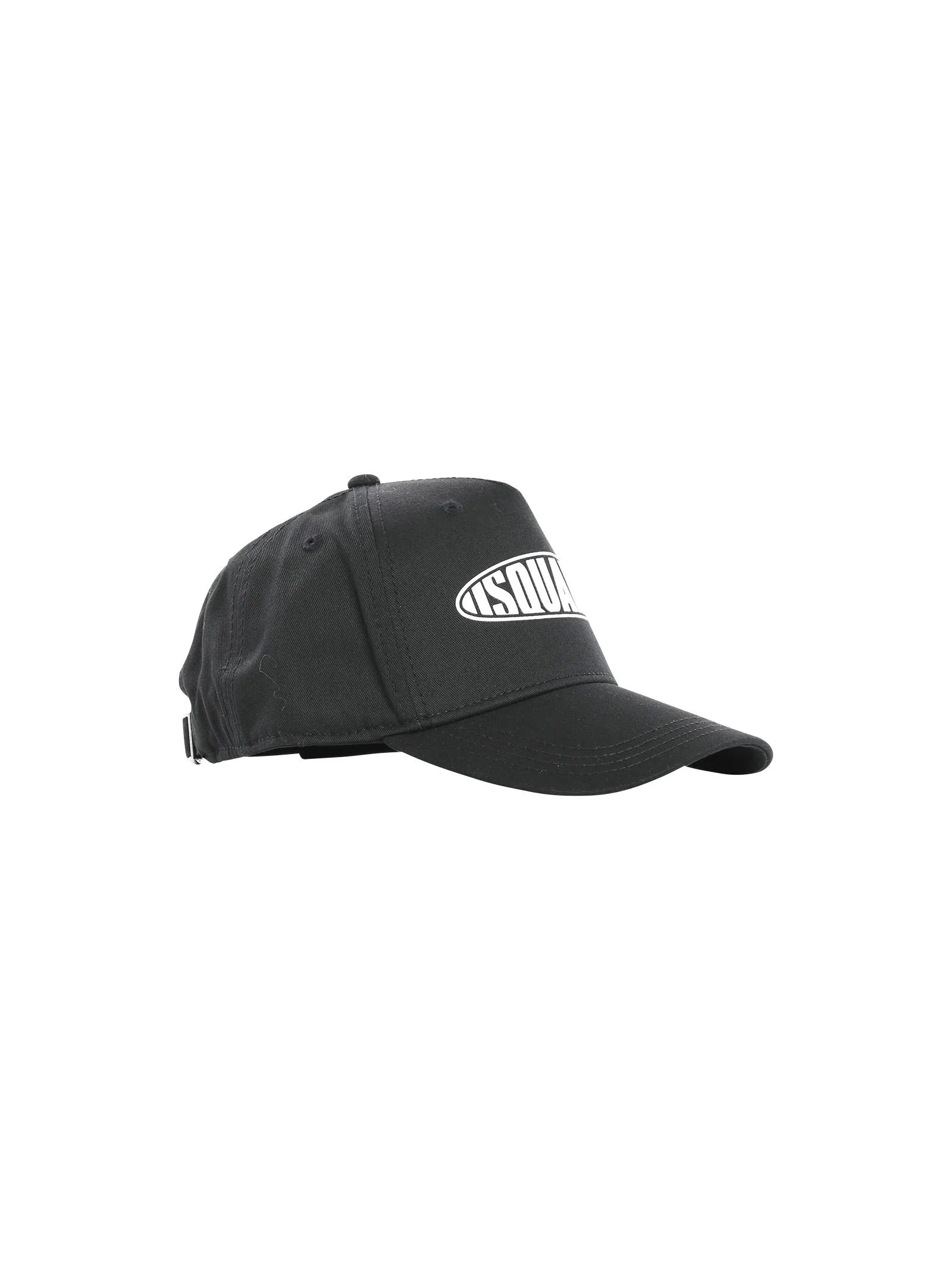 Cappello nero con visiera e logo - Image 2