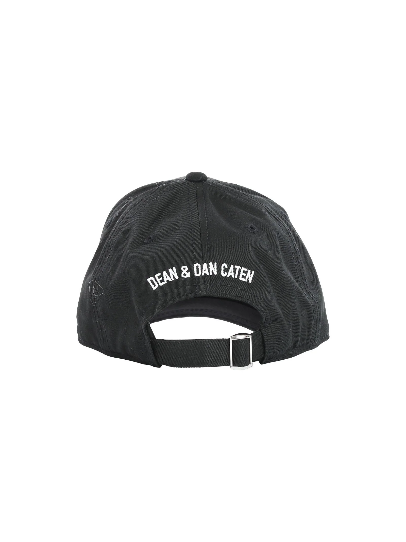 Cappello nero con visiera e logo - Image 3