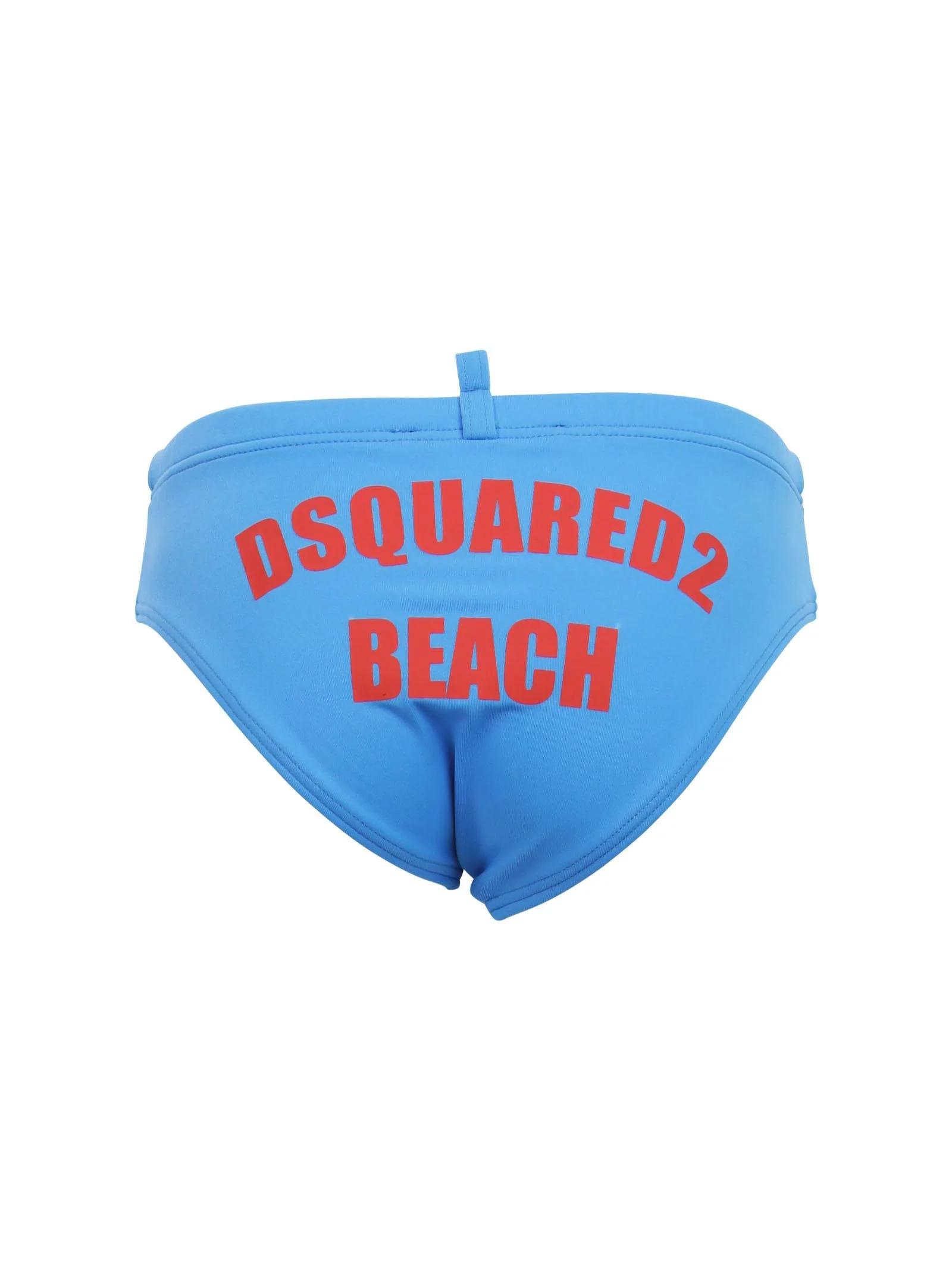 Costume slip blu con scritta rossa sul retro - Image 3