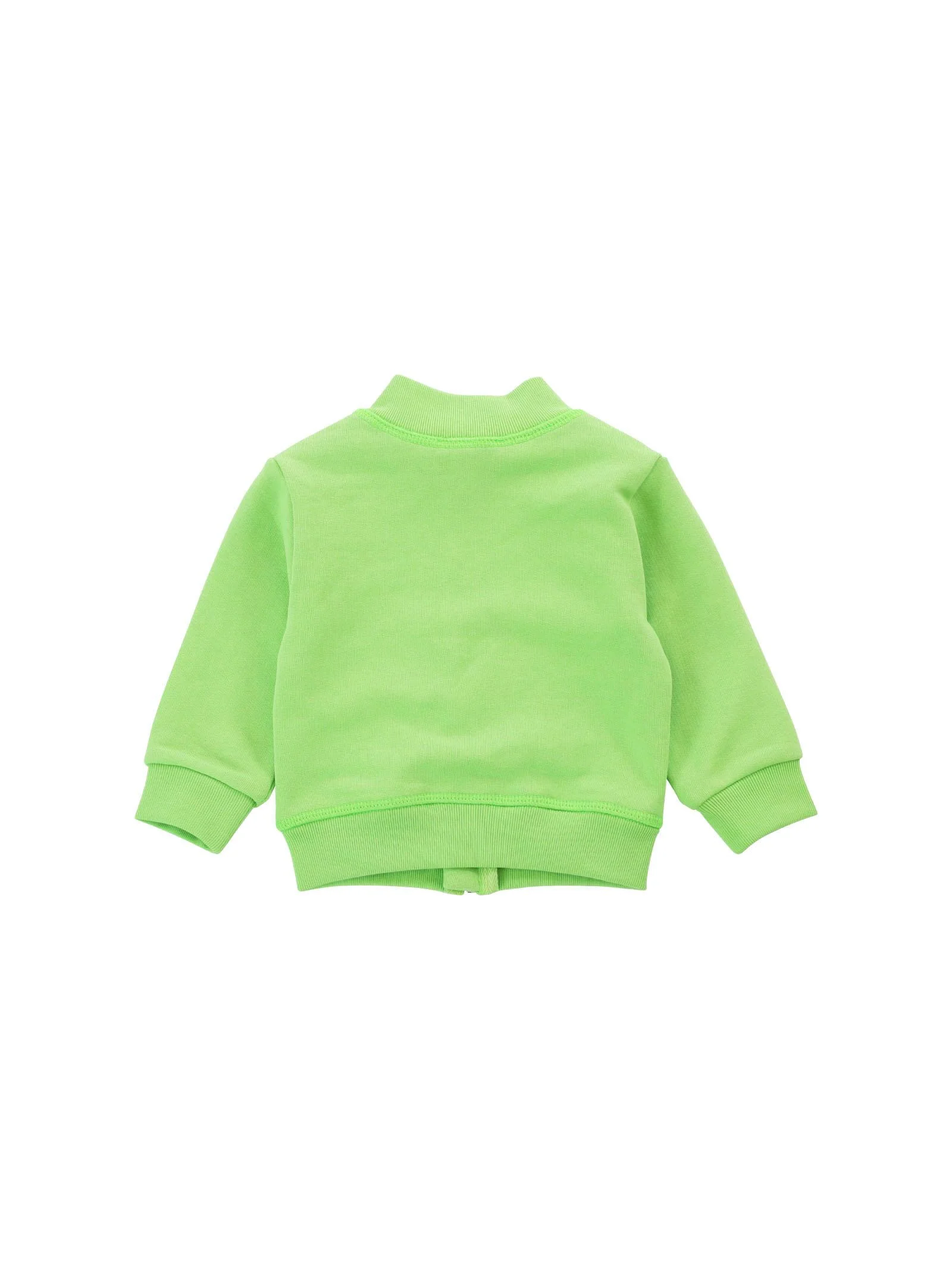 Felpa verde fluo full zip - Image 2