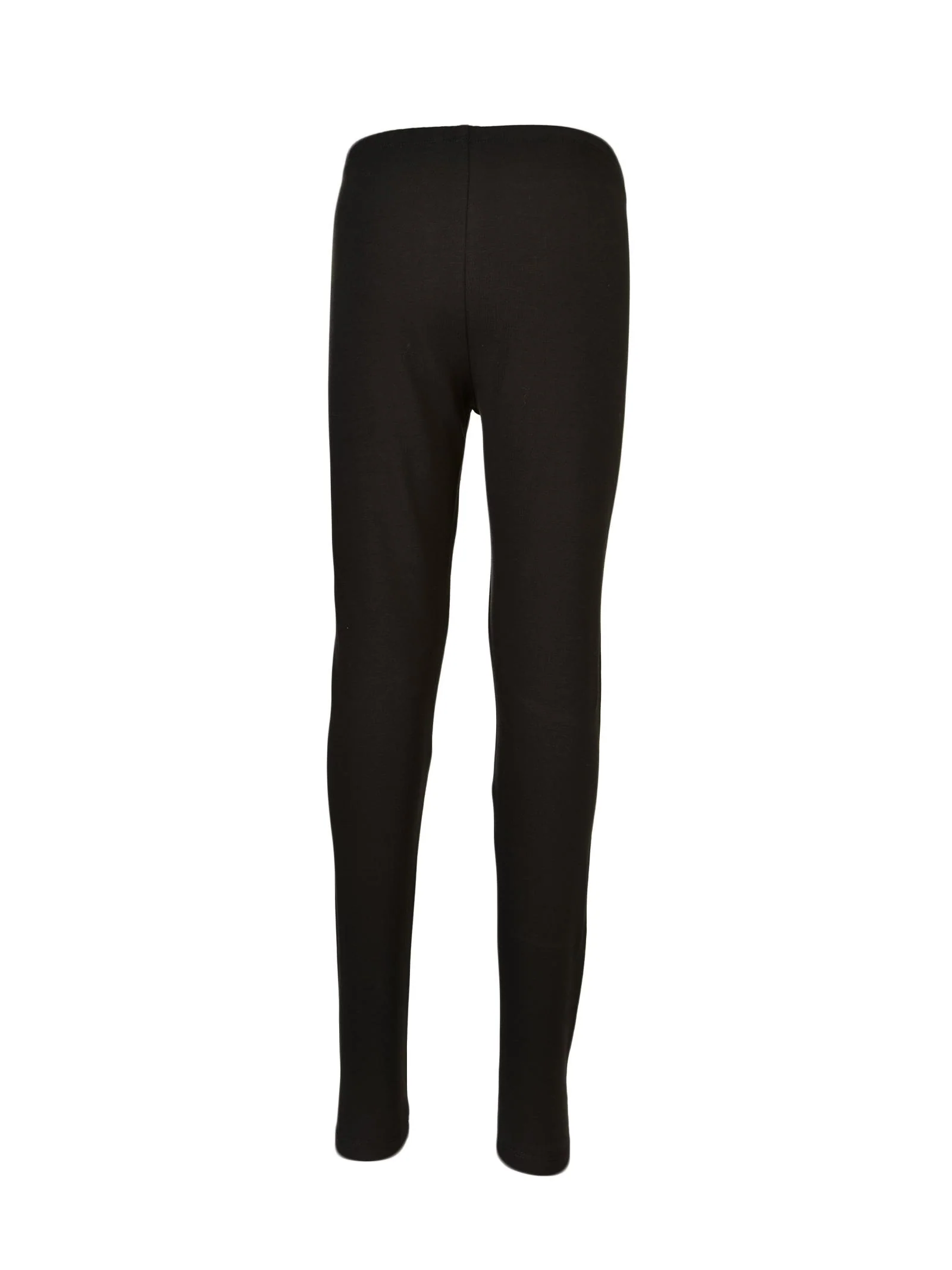 Leggings nero con bande fucsia - Image 3