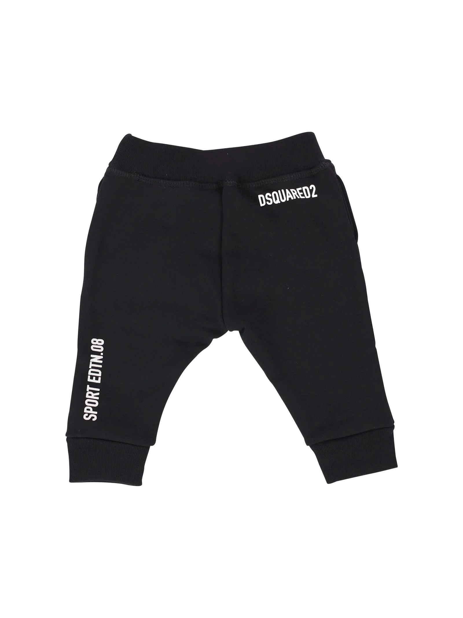 Pantalone tuta nero con patch - Image 2