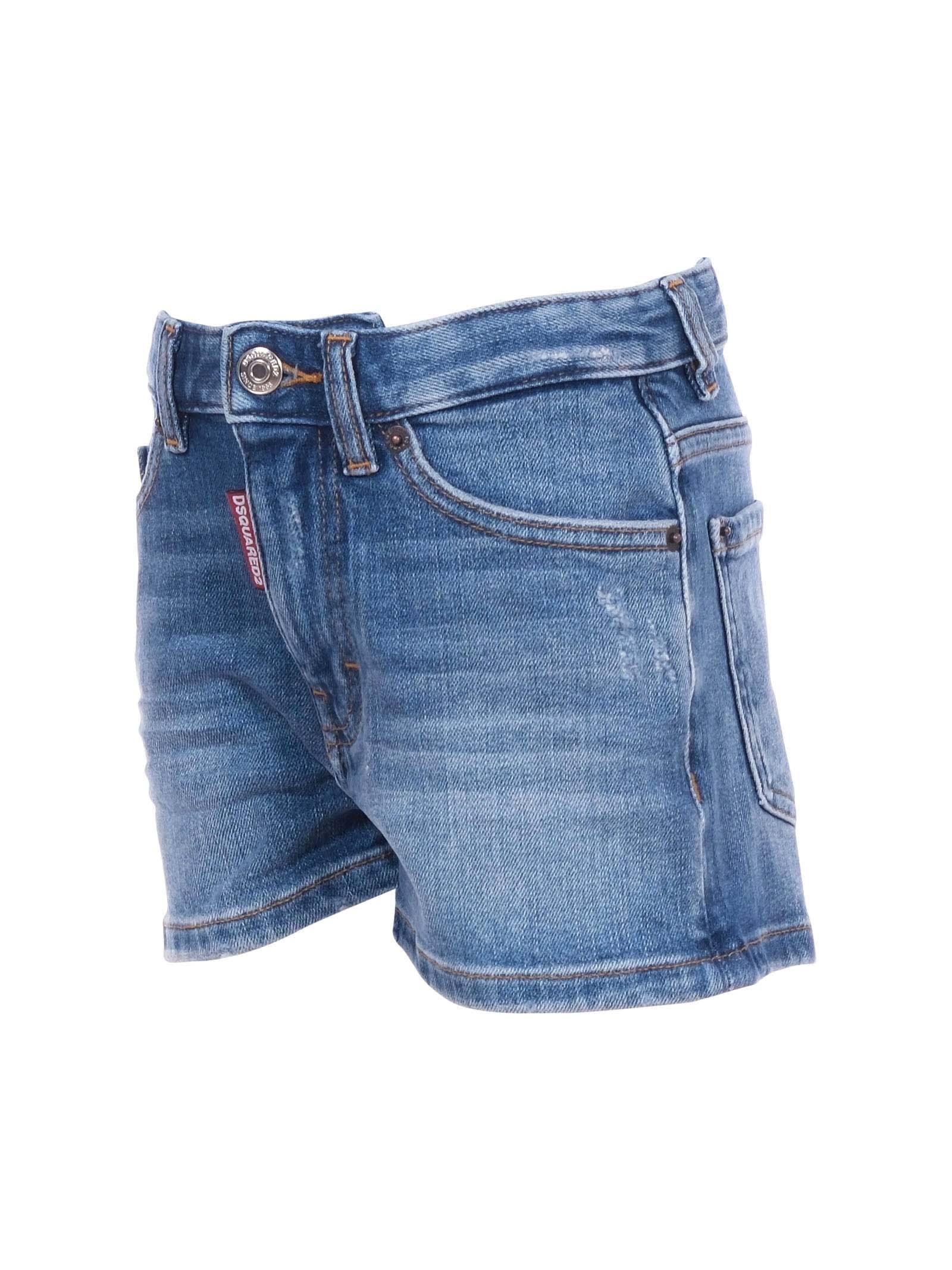 Shorts in jeans Dsquared blu - Image 2