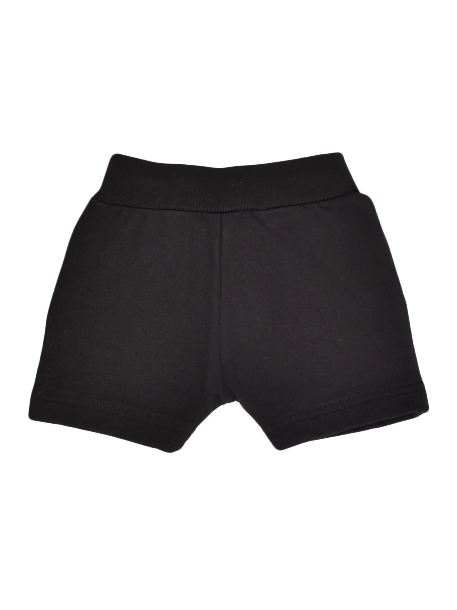 Shorts tuta nero con stampa - Image 2