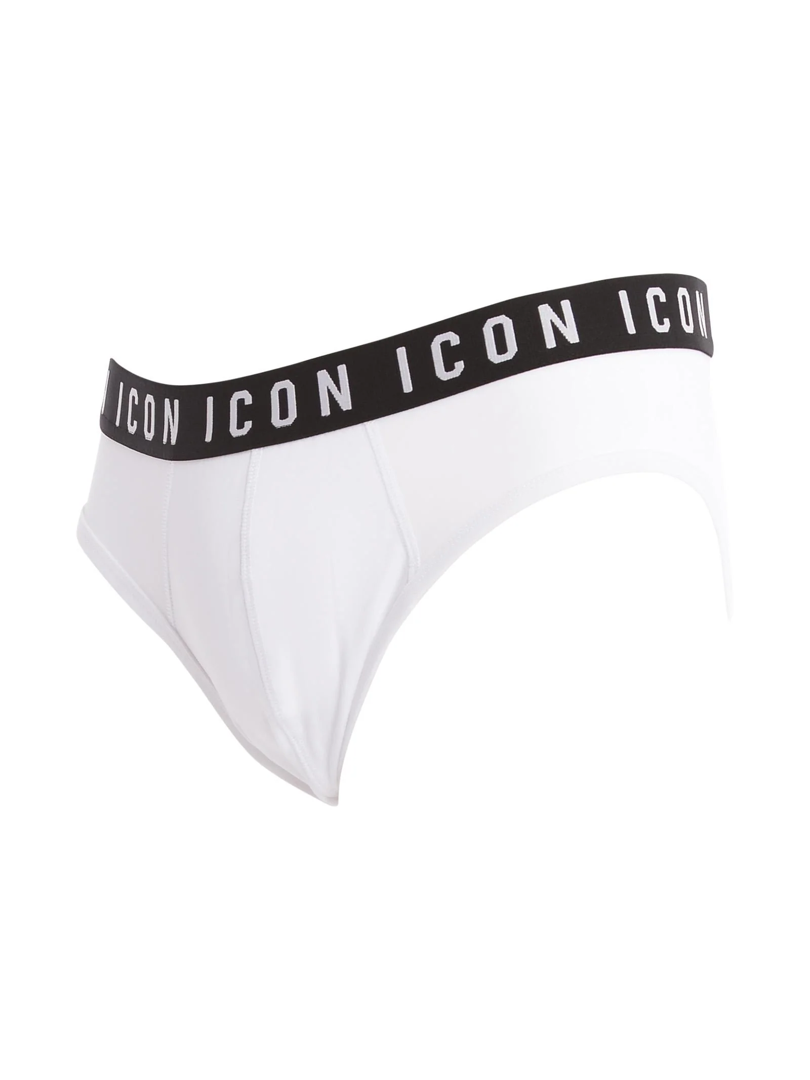 Slip bianco con vita logata Iconic - Image 2