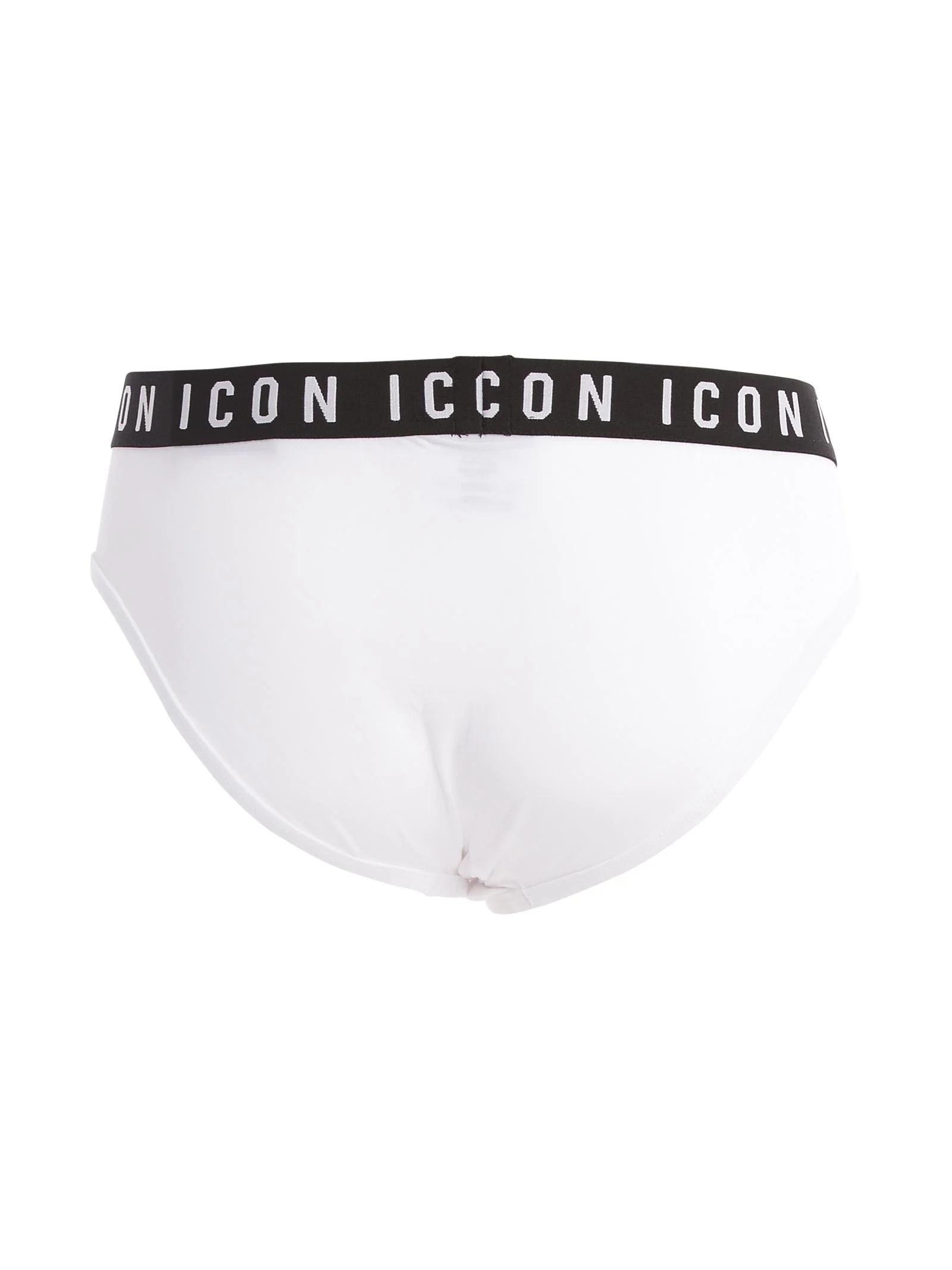 Slip bianco con vita logata Iconic - Image 3