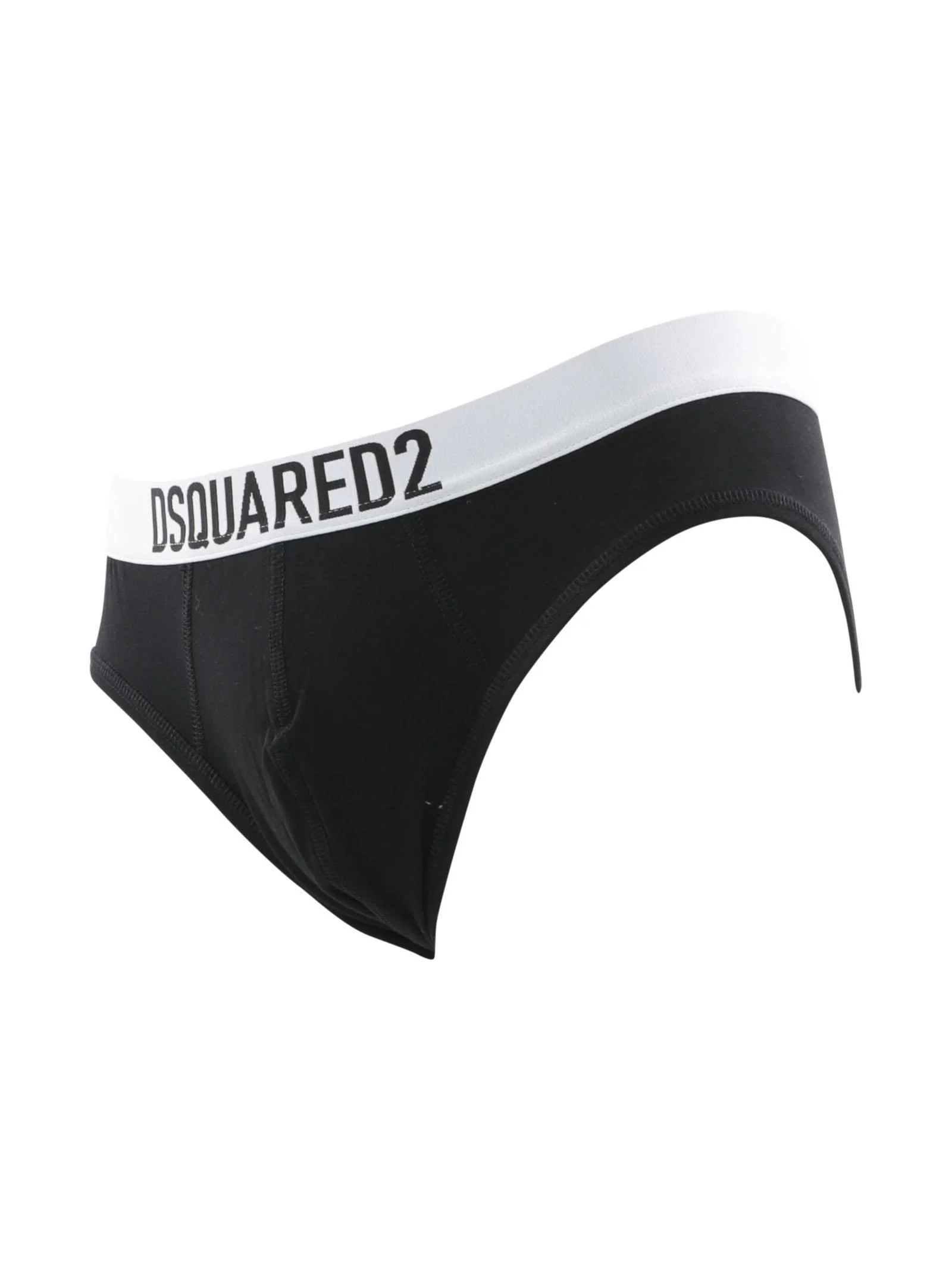 Slip nero con vita logata - Image 2