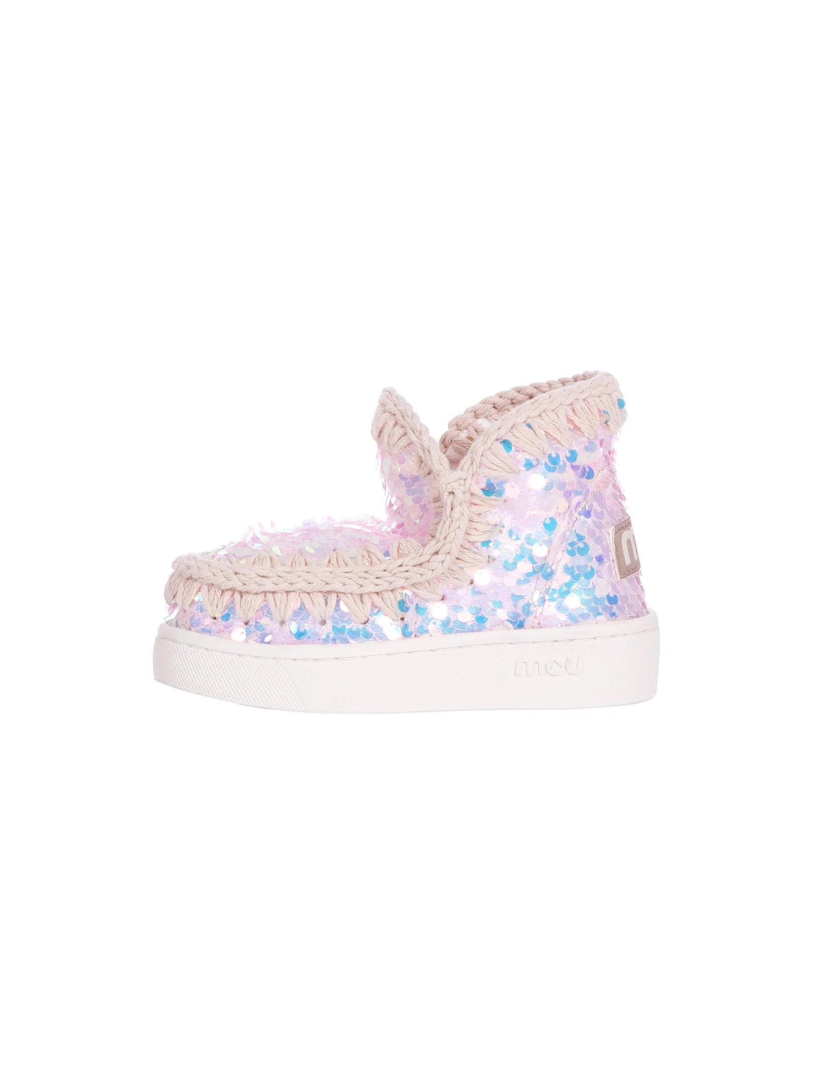 Eskimo sneaker sequins Mou oro rosa - Image 4