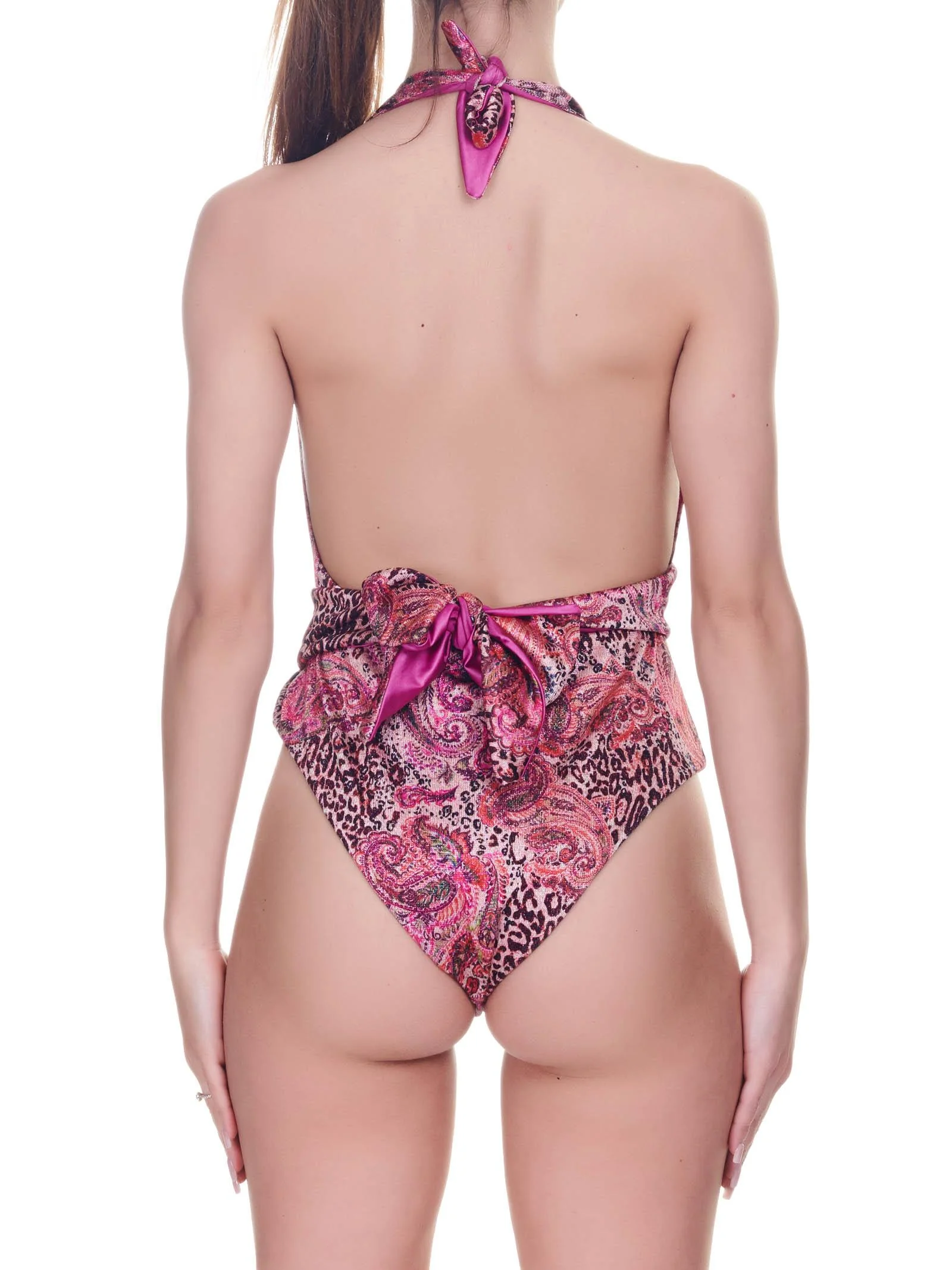 Costume intero reversibile fantasia mantra lurex - Image 3