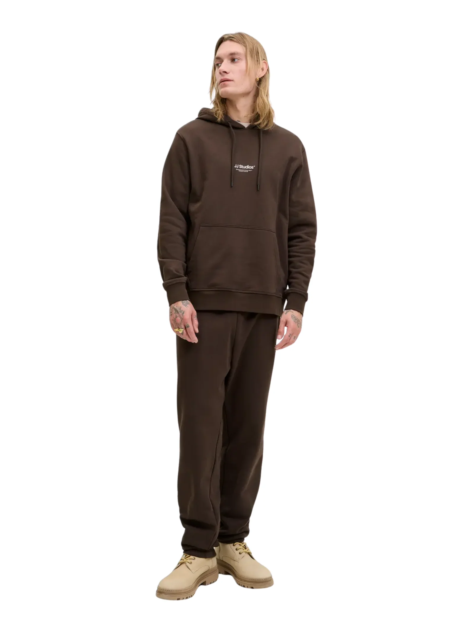 Felpa con cappuccio Jack & Jones marrone - Image 2