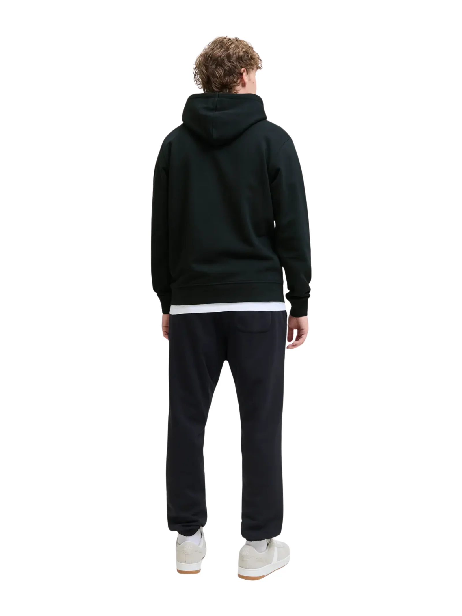 Felpa con cappuccio Jack & Jones nera - Image 3