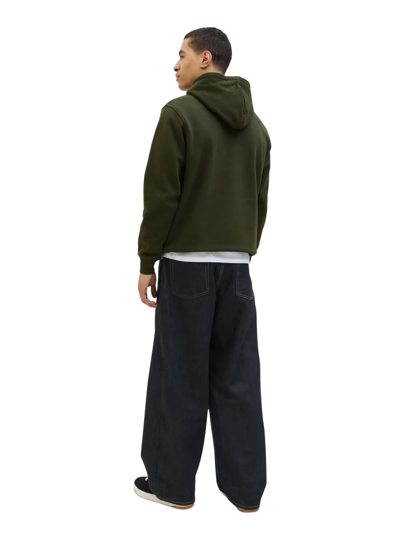 Felpa con cappuccio Jack & Jones verde - Image 3
