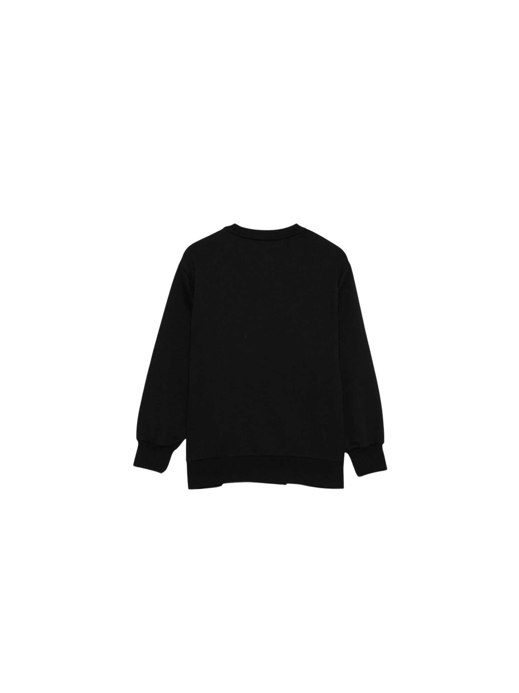 Felpa Elisabetta Franchi nera con logo bianco - Image 2