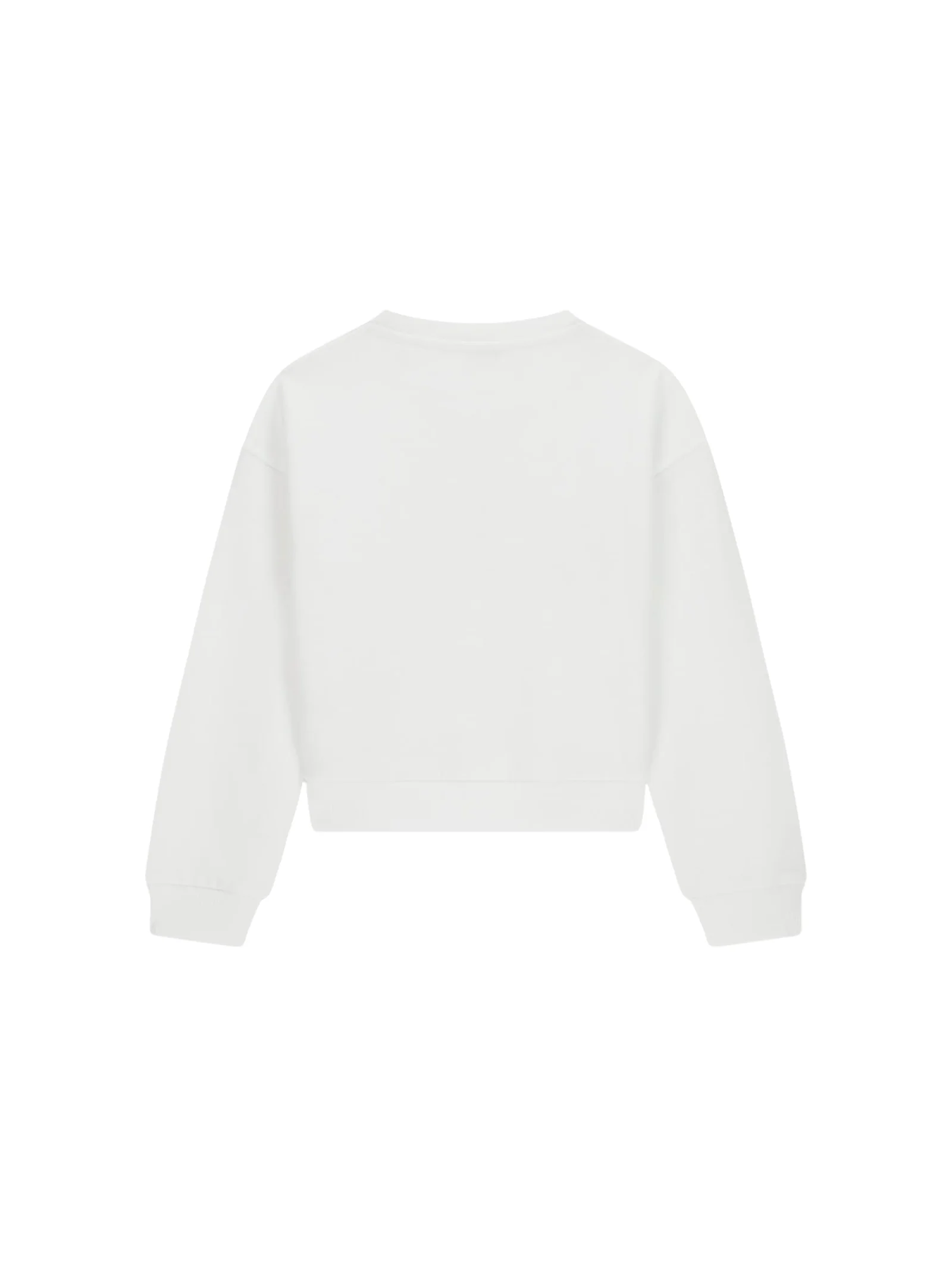 Felpa Guess bianca con logo argentato - Image 2