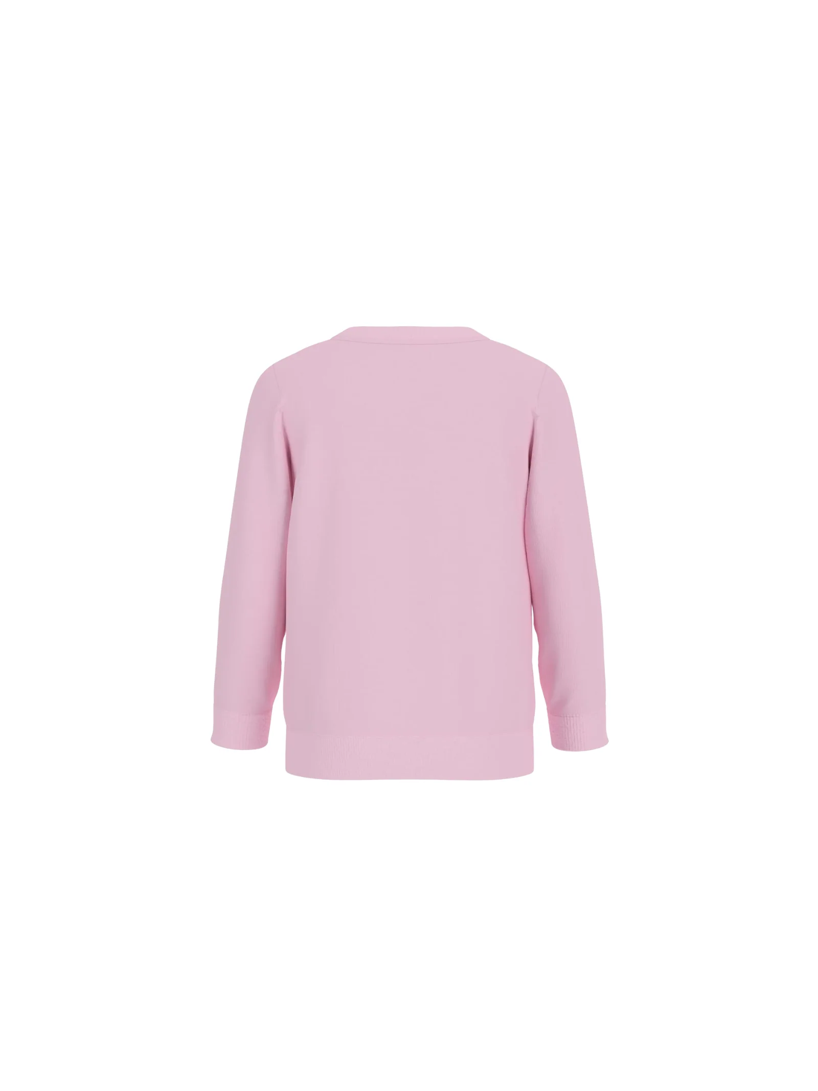 Felpa Guess rosa con logo a triangolo glitterato - Image 2