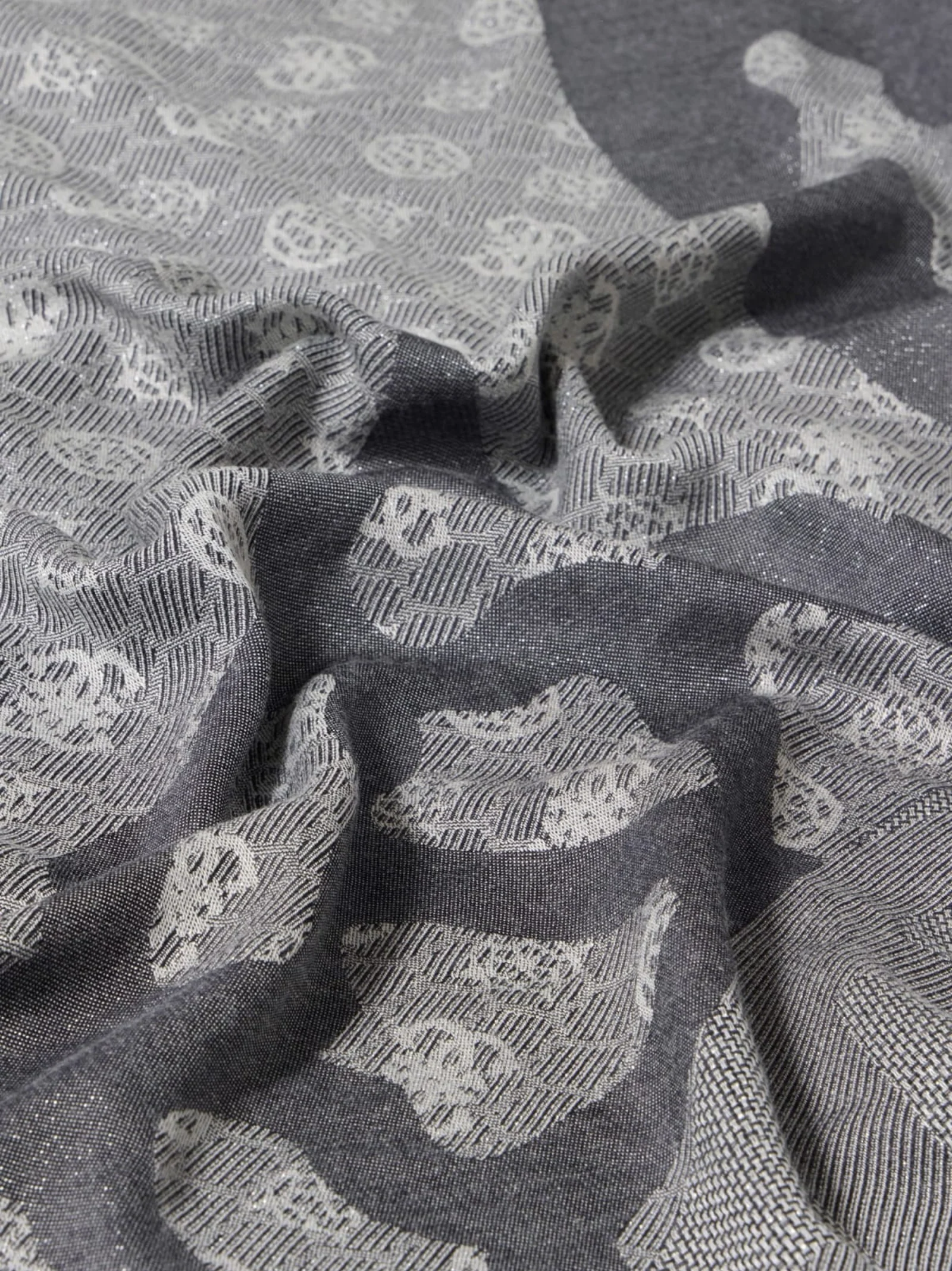 Foulard Guess grigio con stampa 4G - Image 2