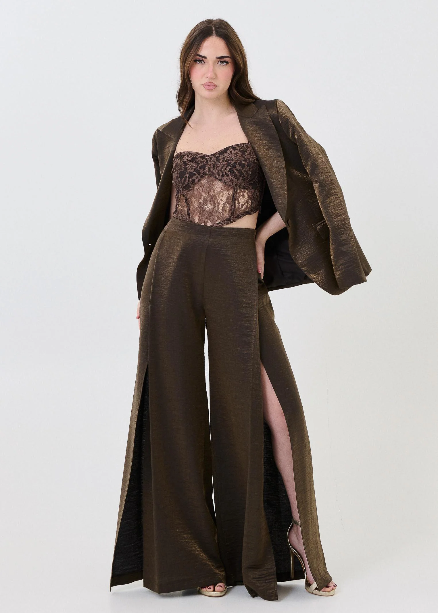 Giacca Haveone moro goffrato - Image 3