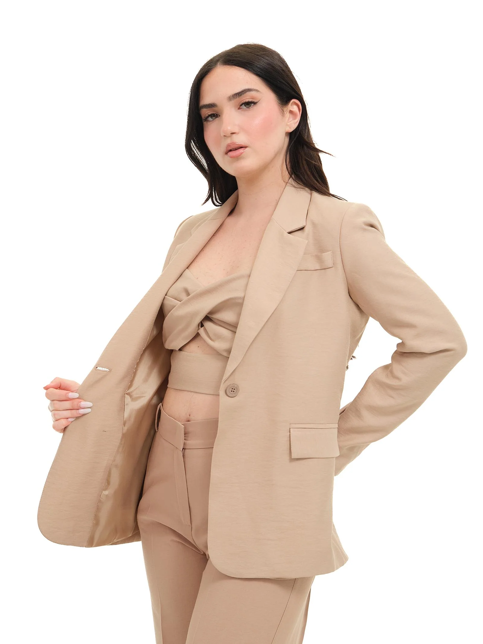 Giacca monopetto Imperial taupe - Image 2