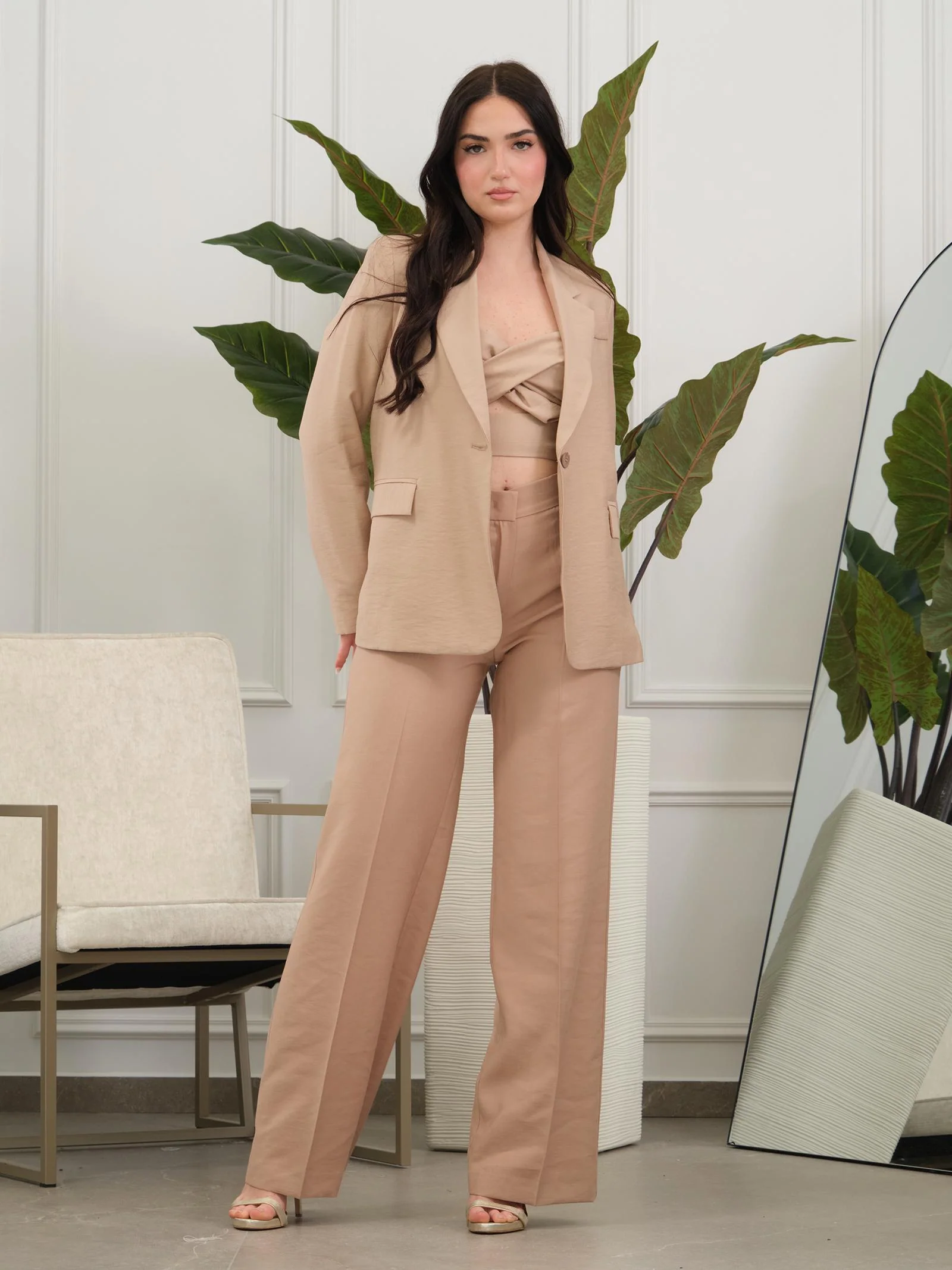 Giacca monopetto Imperial taupe - Image 4