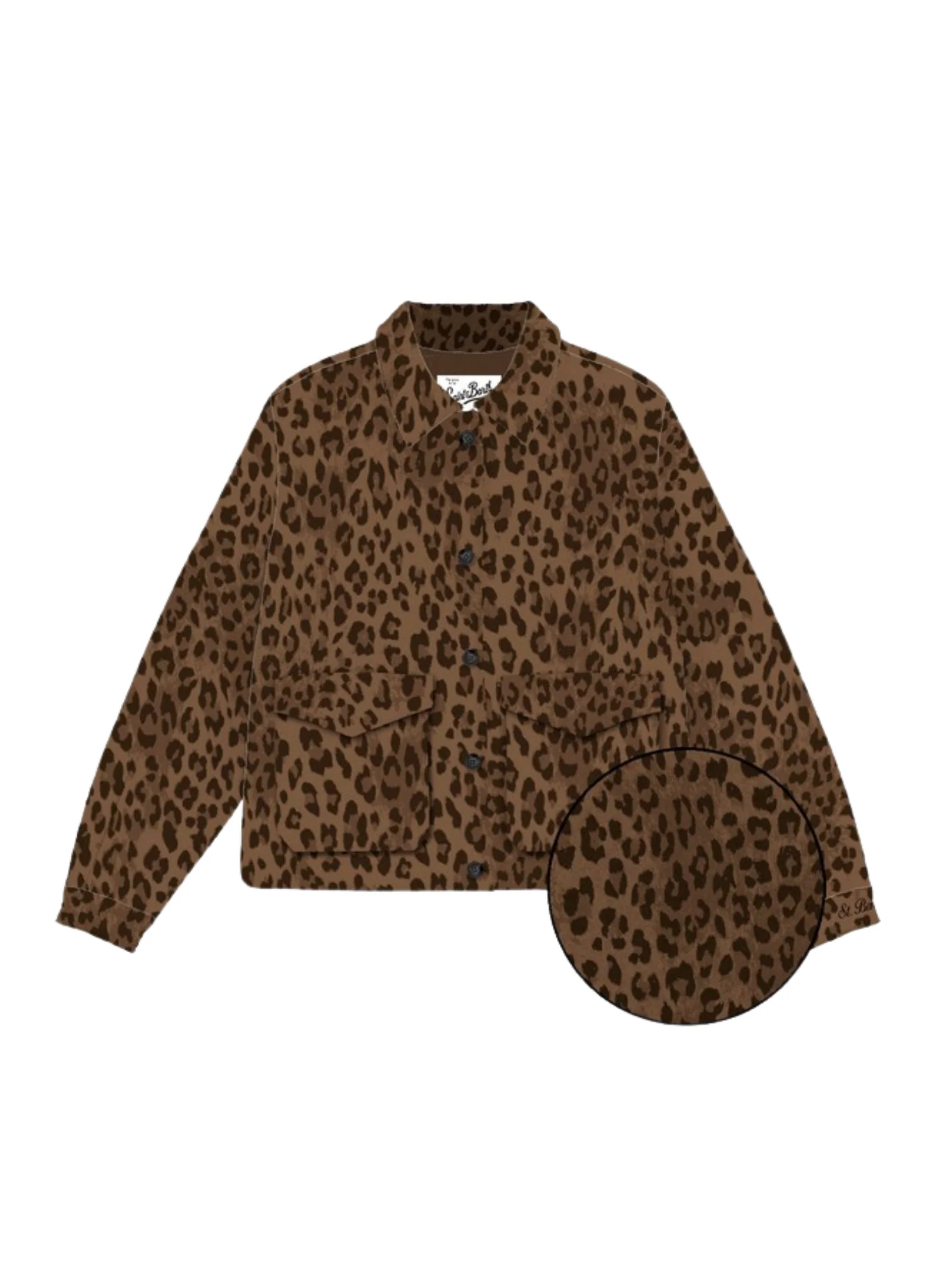 Giubbino "18" Saint Barth leopardato