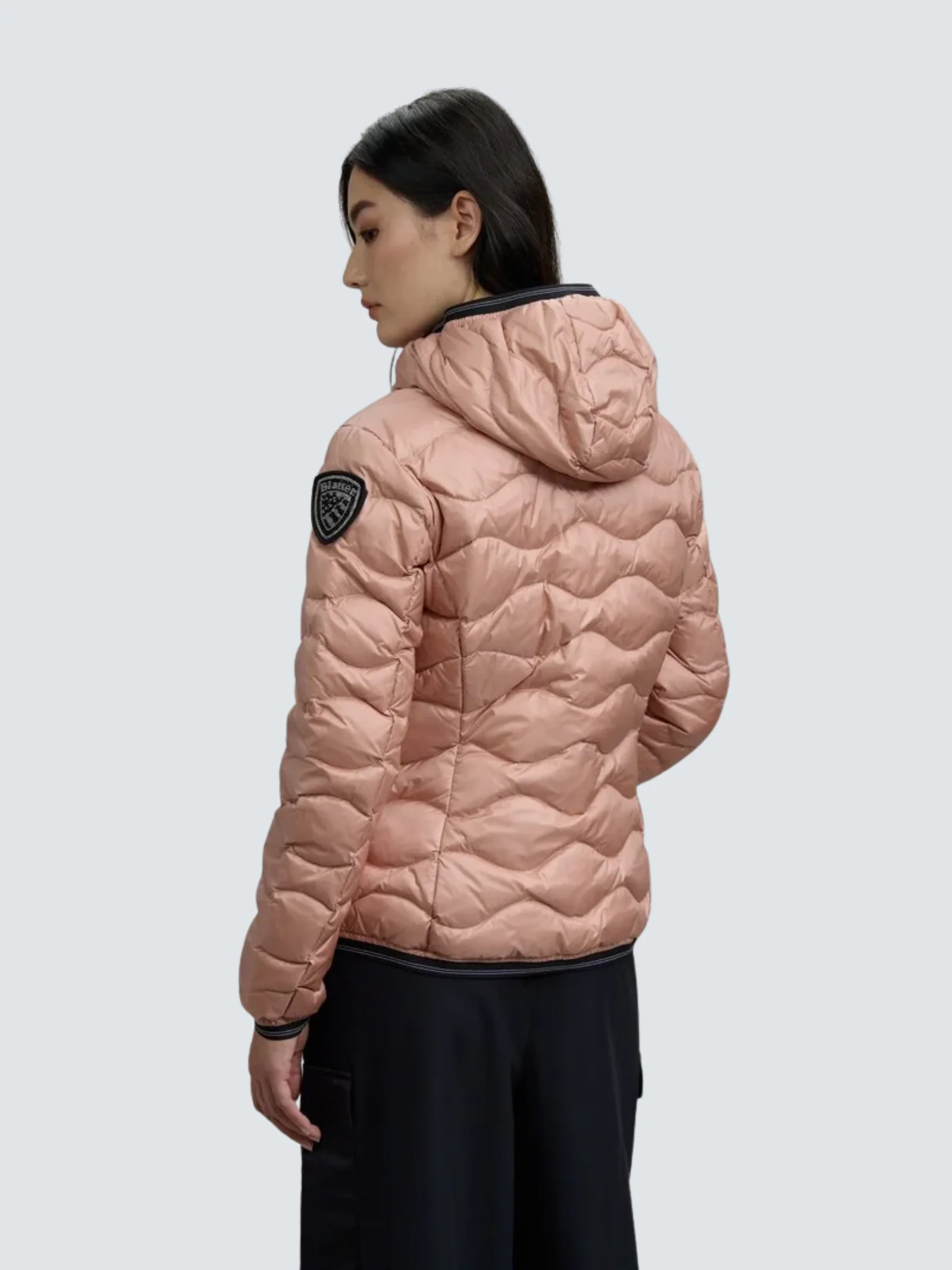 Giubbino ad onde "Camelia" Blauer rosa pallido - Image 2