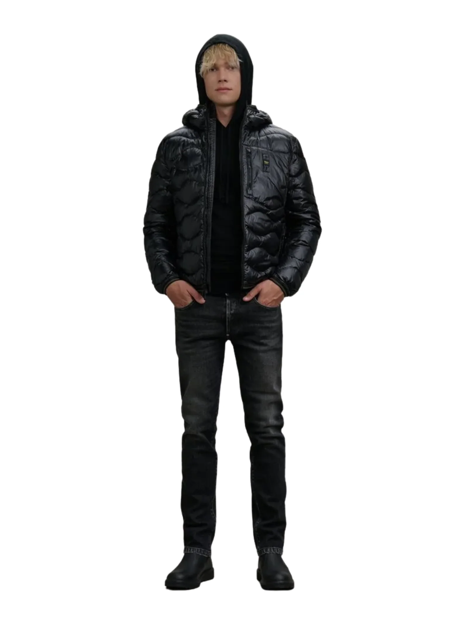 Giubbino ad onde "Wave" Blauer nero - Image 3