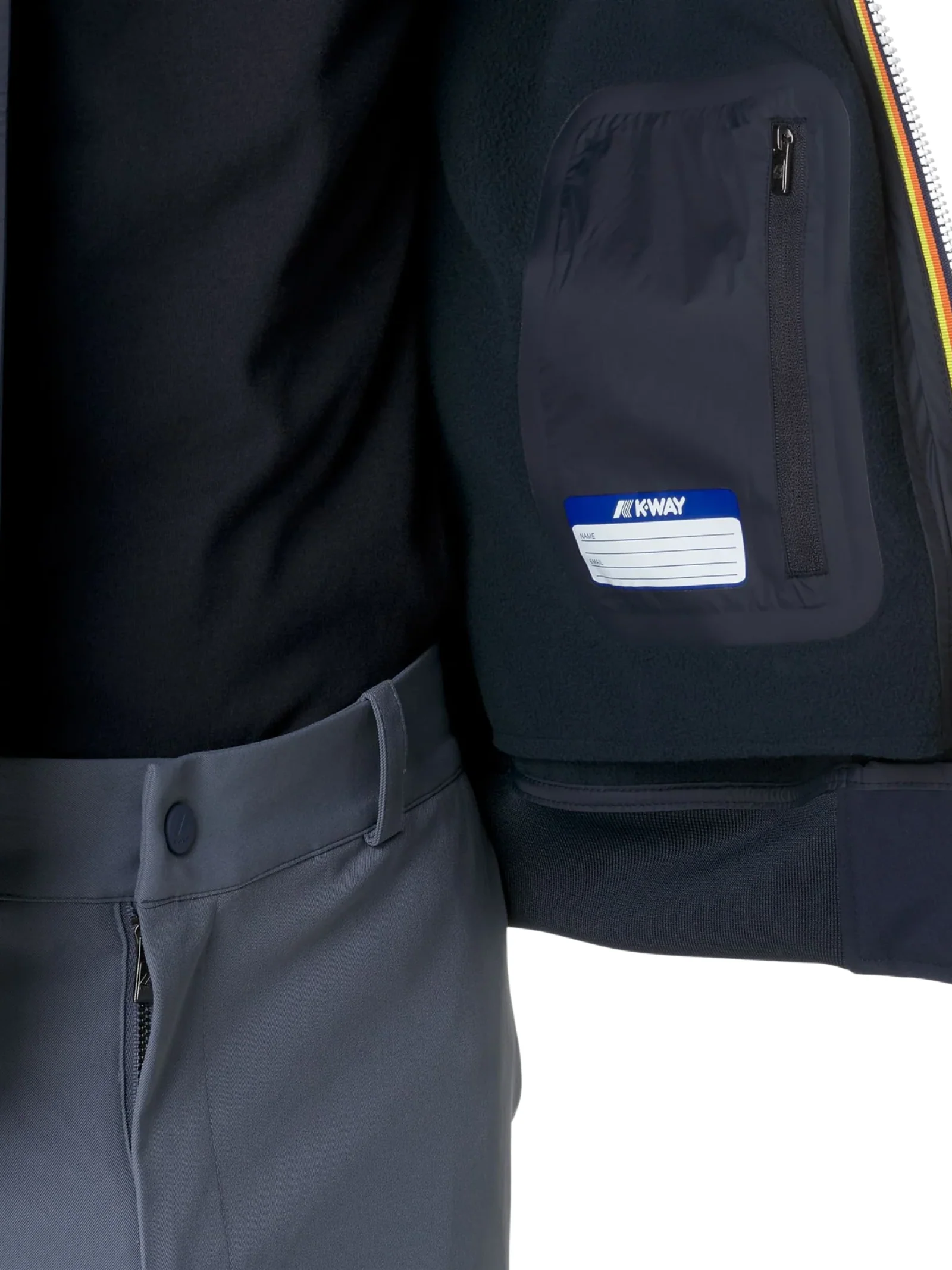 Giubbino "Arsene Bonded" K-Way blu scuro - Image 4