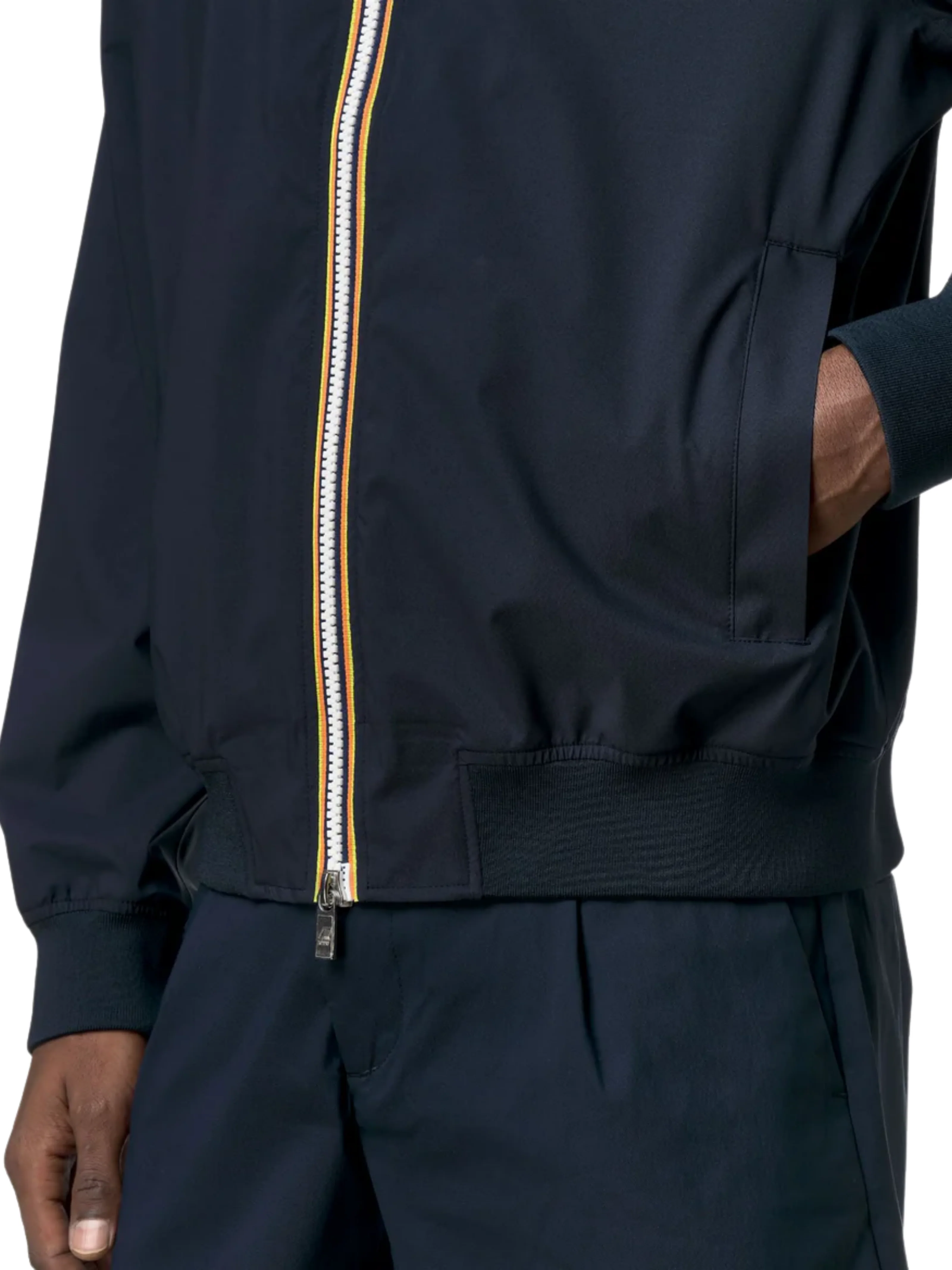 Giubbino "Arsene Stretch Dot" K-Way blu depth - Image 3