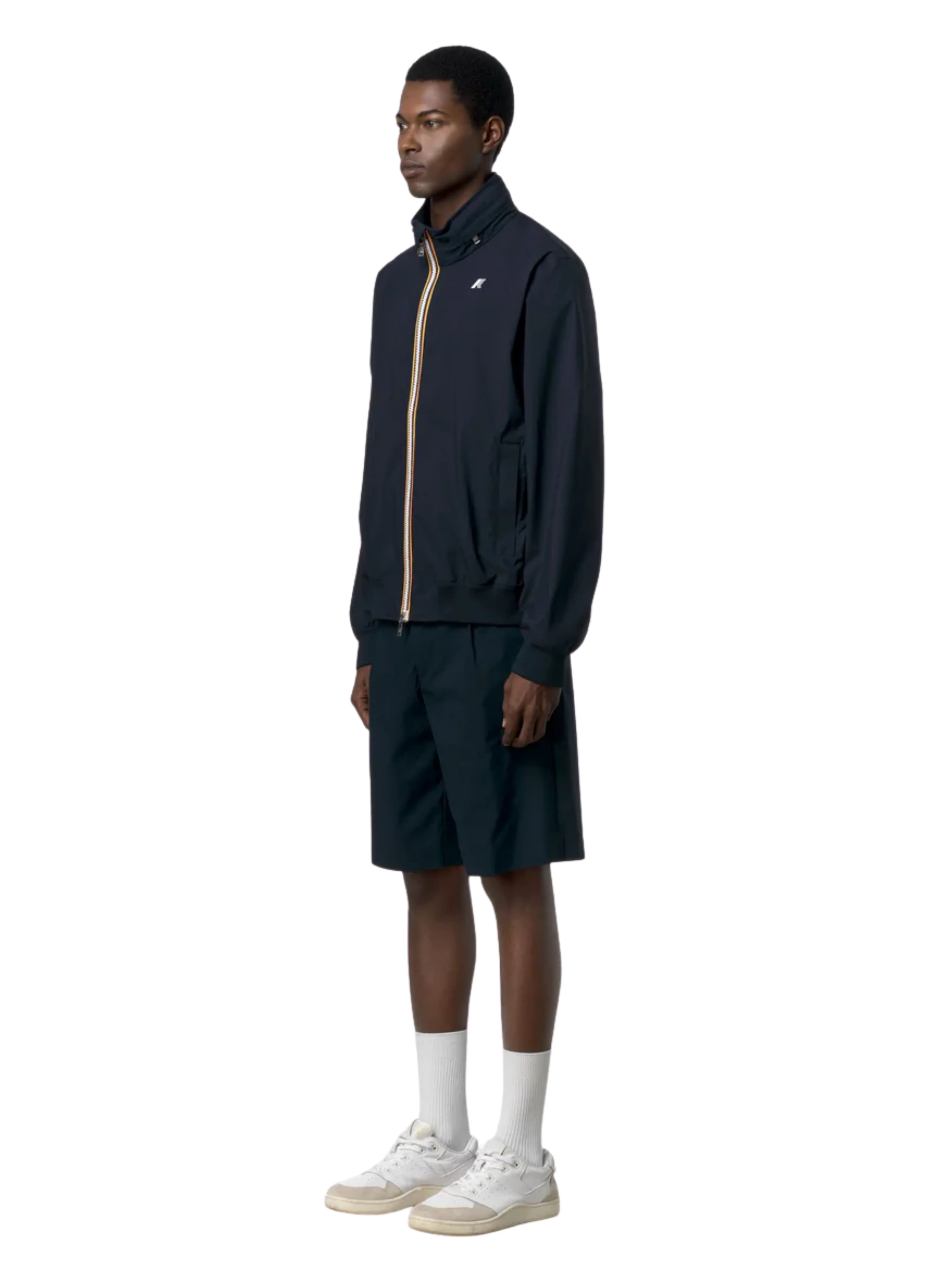 Giubbino "Arsene Stretch Dot" K-Way blu depth - Image 4