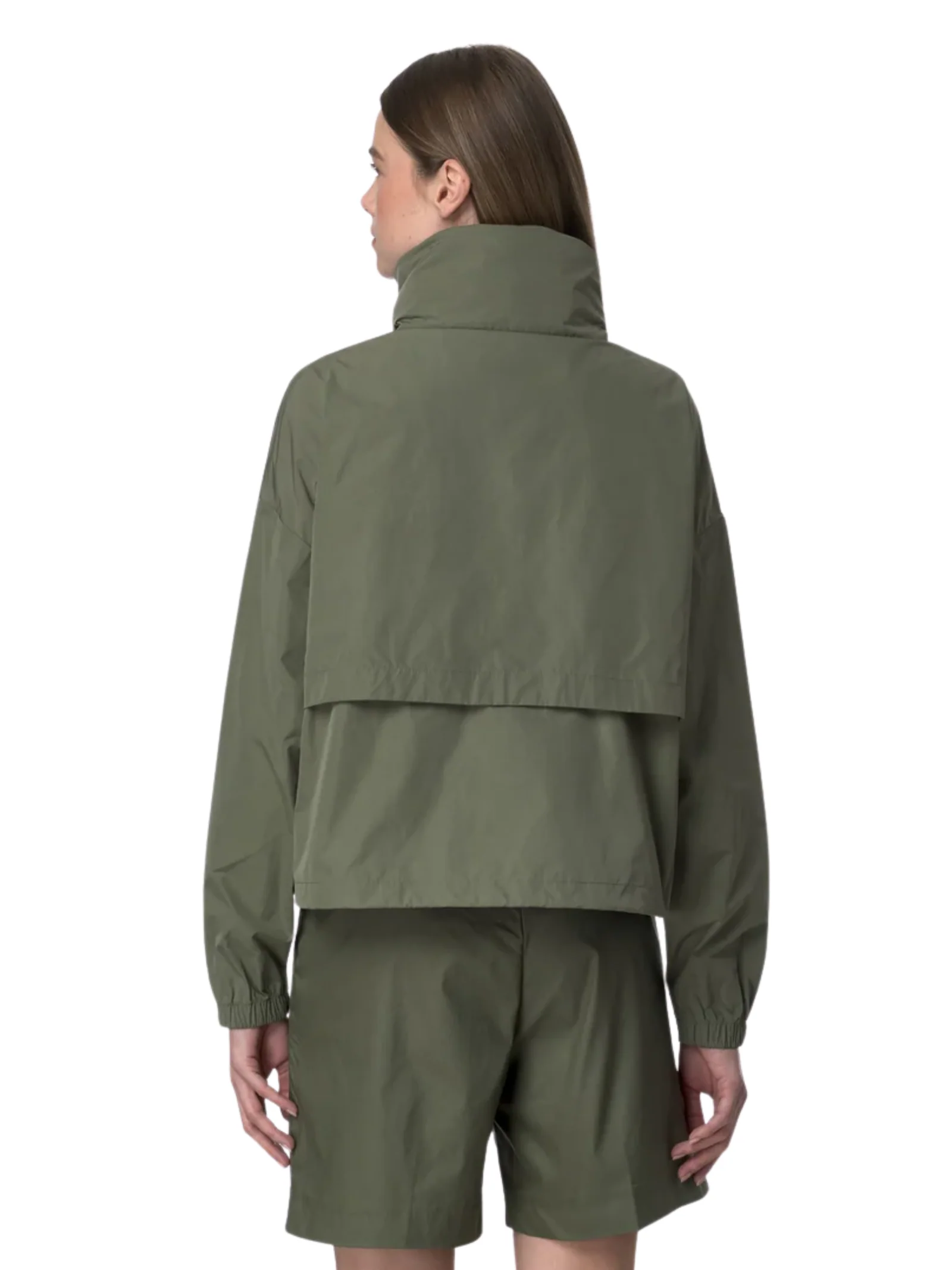 Giubbino "Aubette Memory Touch" K-Way verde - Image 3