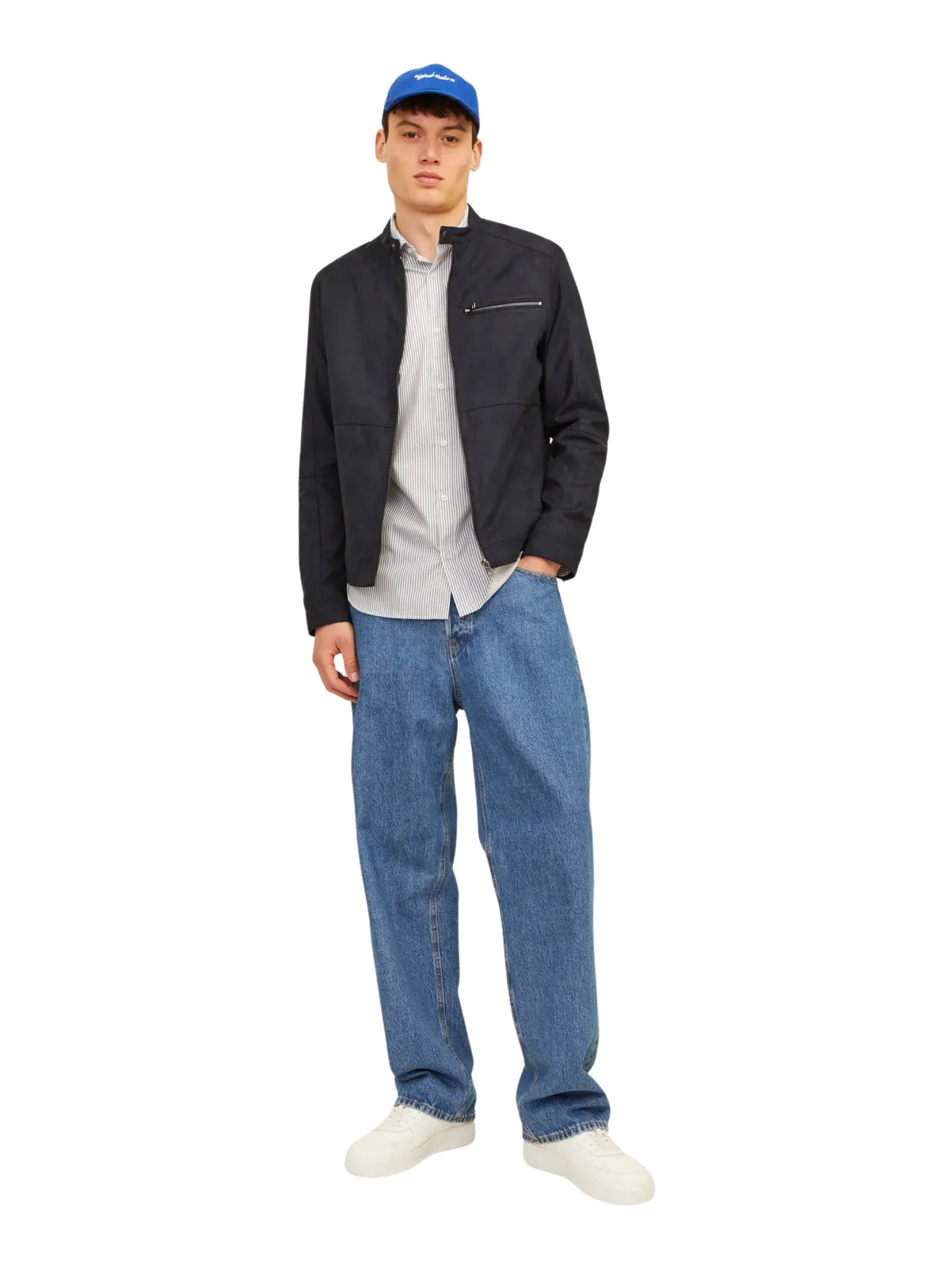 Giubbino "Biker" Jack & Jones nero - Image 2